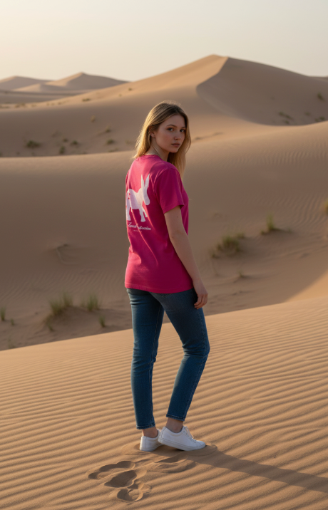 T-shirt Classic Logo Femme Electric Magenta