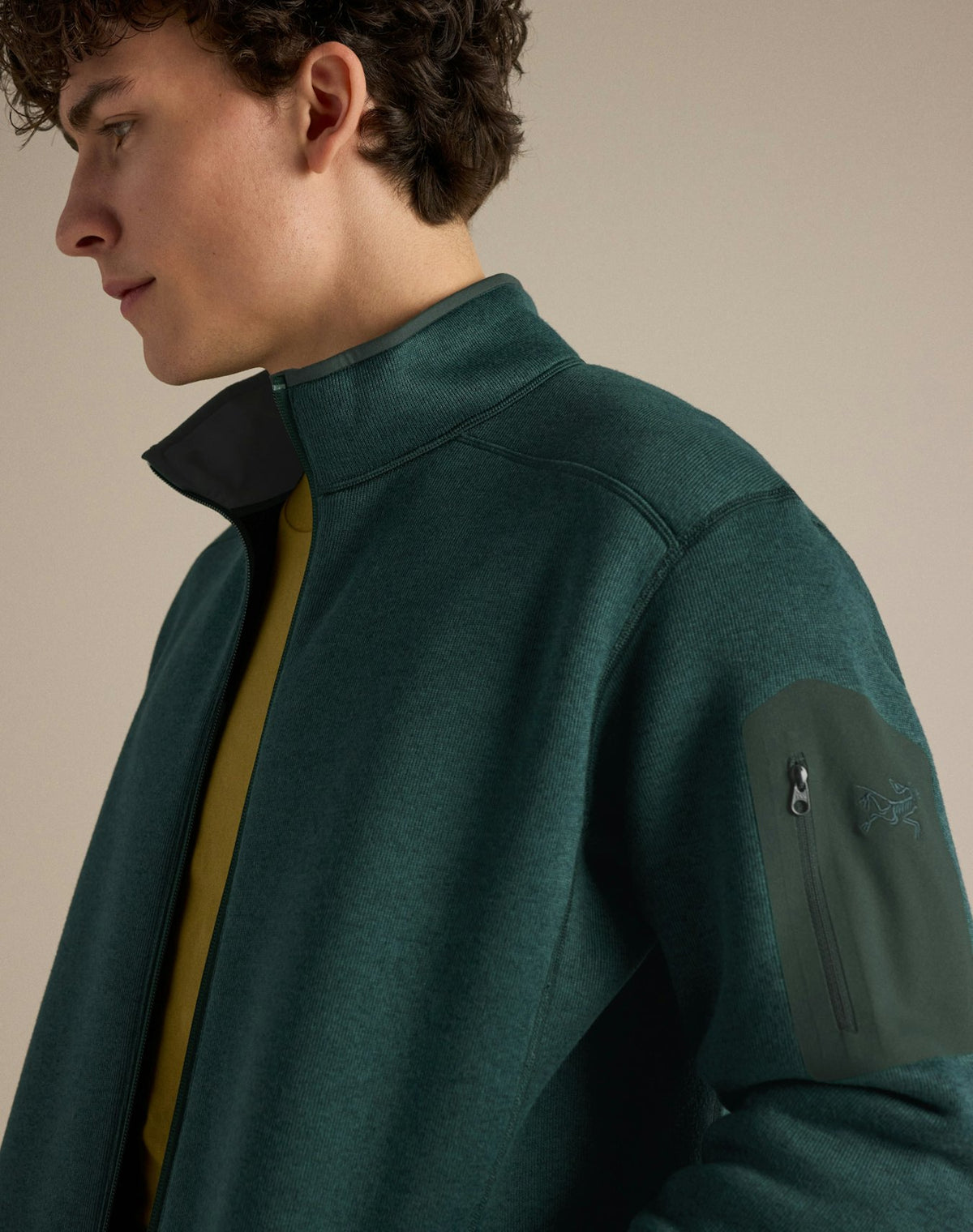 Maglia Covert Uomo Dark Jade
