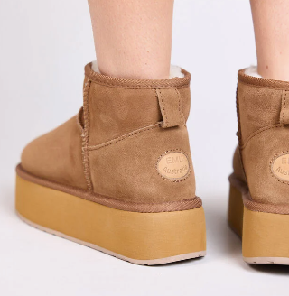 Frau Stinger Micro Flatform 2.0 Stiefel Chestnut