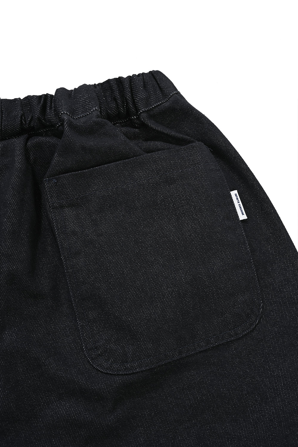 Pantaloni Two Tuck Wide Denim Deep Indigo