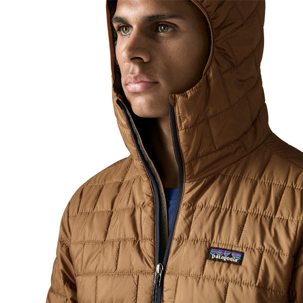 Giacca Nano Puff Hoody Uomo Deer Brown