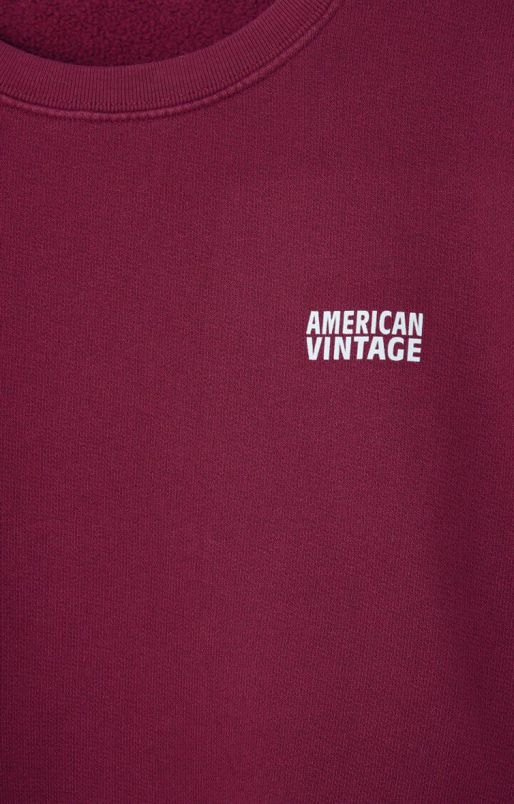 Maglia Izubird Donna Borgogna Vintage