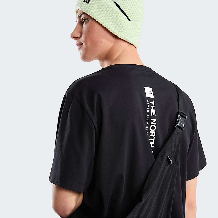 T-shirt Vertical Regular Uomo Black