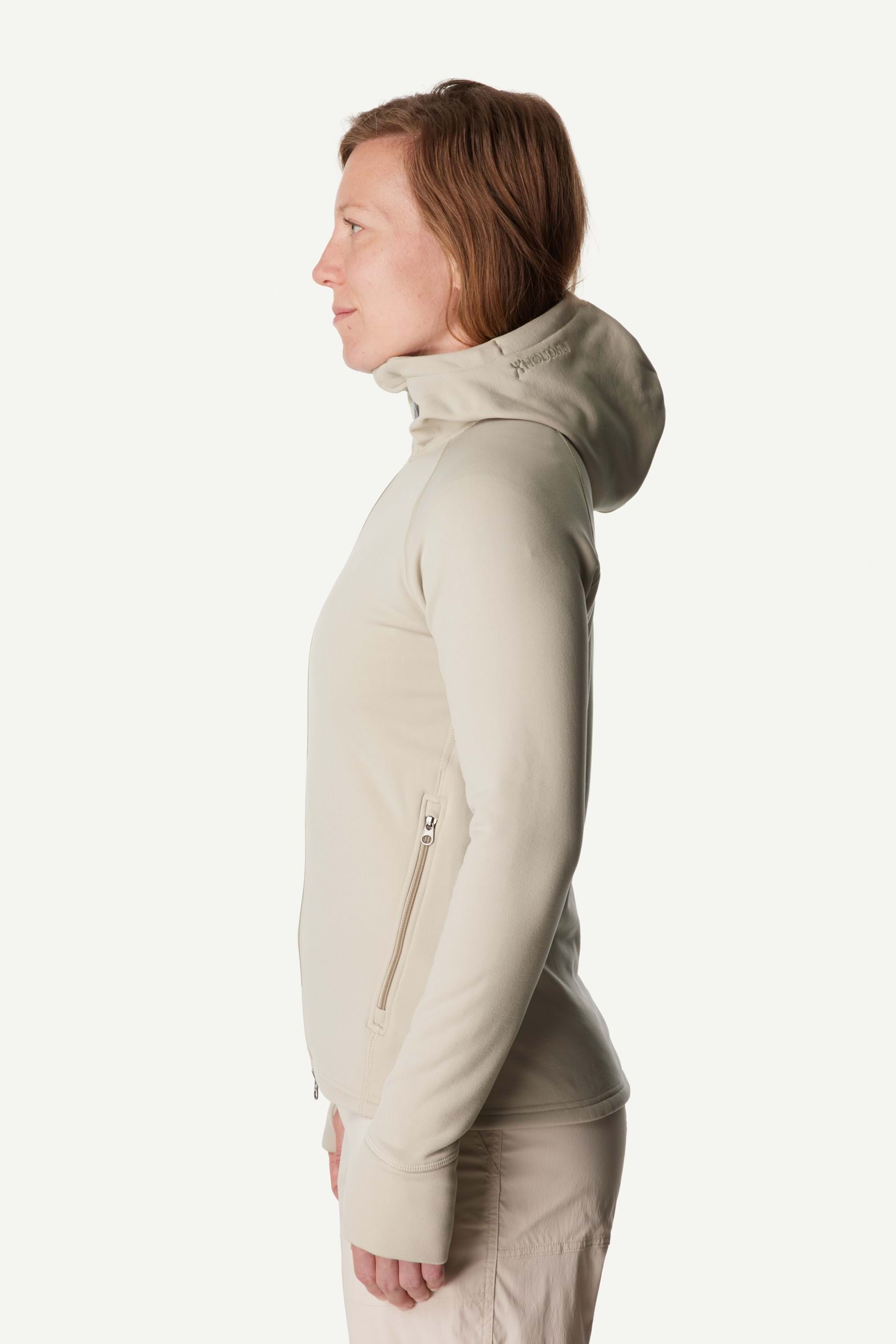 Maglia Power Houdi Donna Greenish Gray