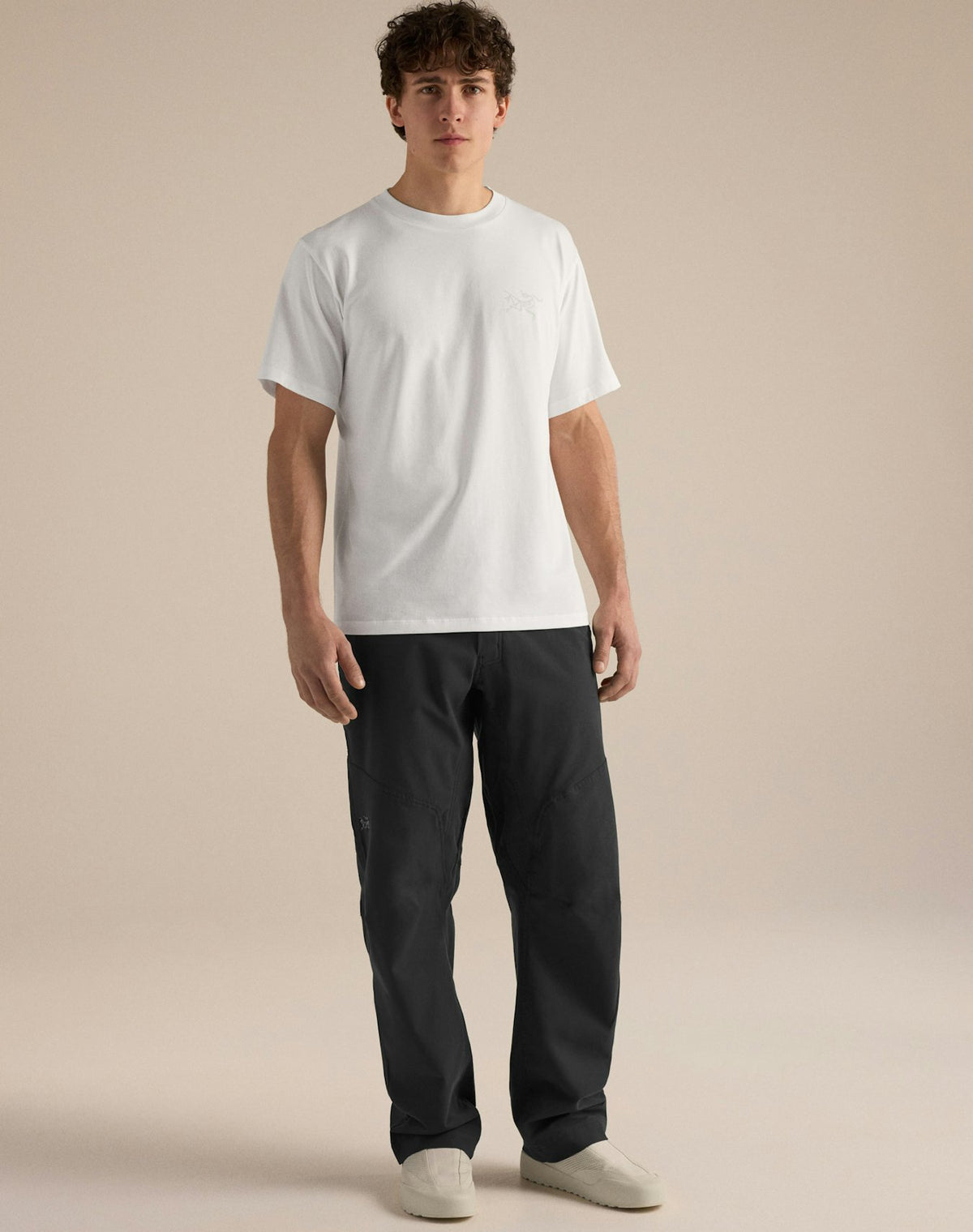 Camiseta Kragg SL Cotton Hombre White Light