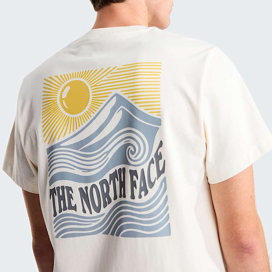 T-shirt Mountain Escape Relaxed White Dune
