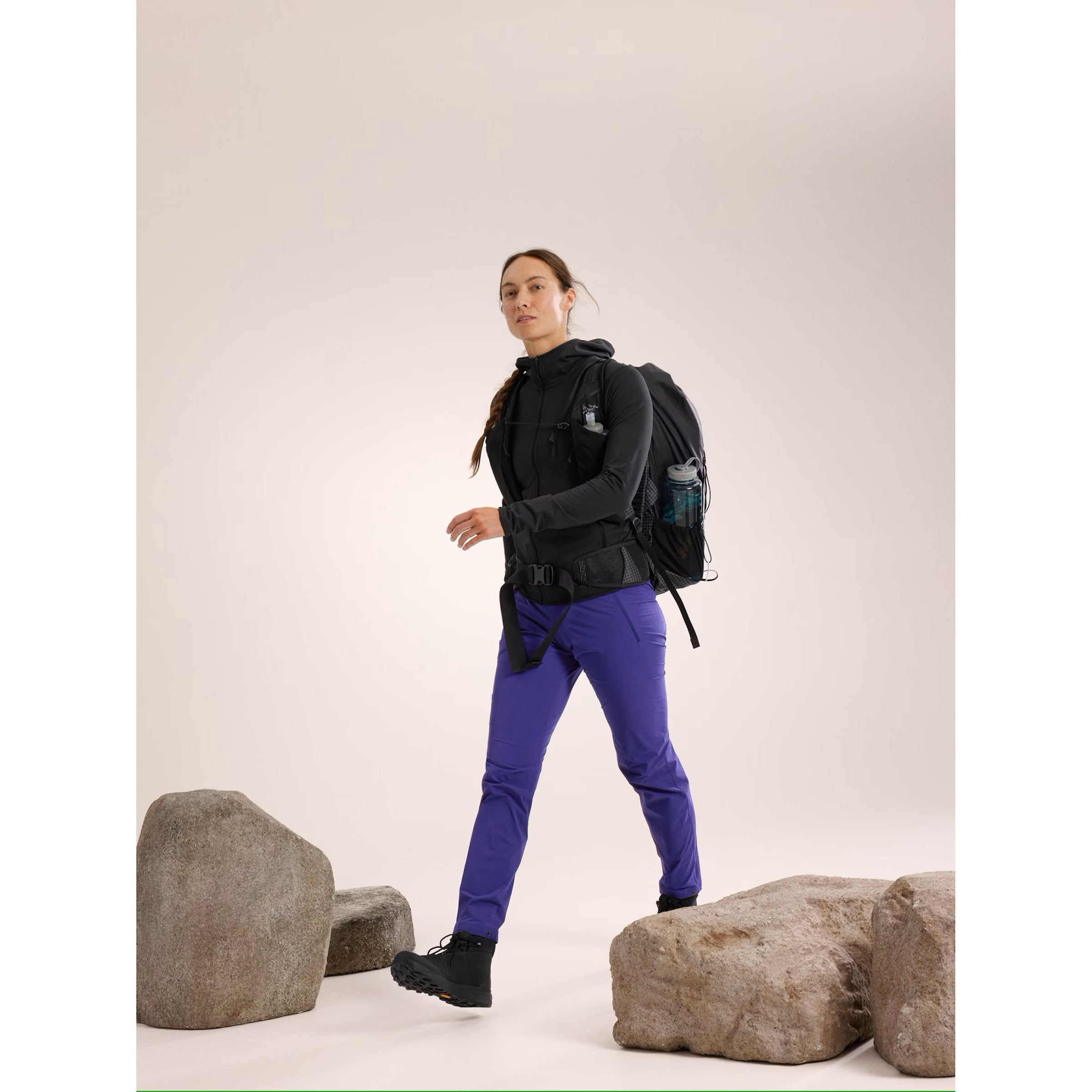Maglia Kyanite Lightweight Hoody Donna Black