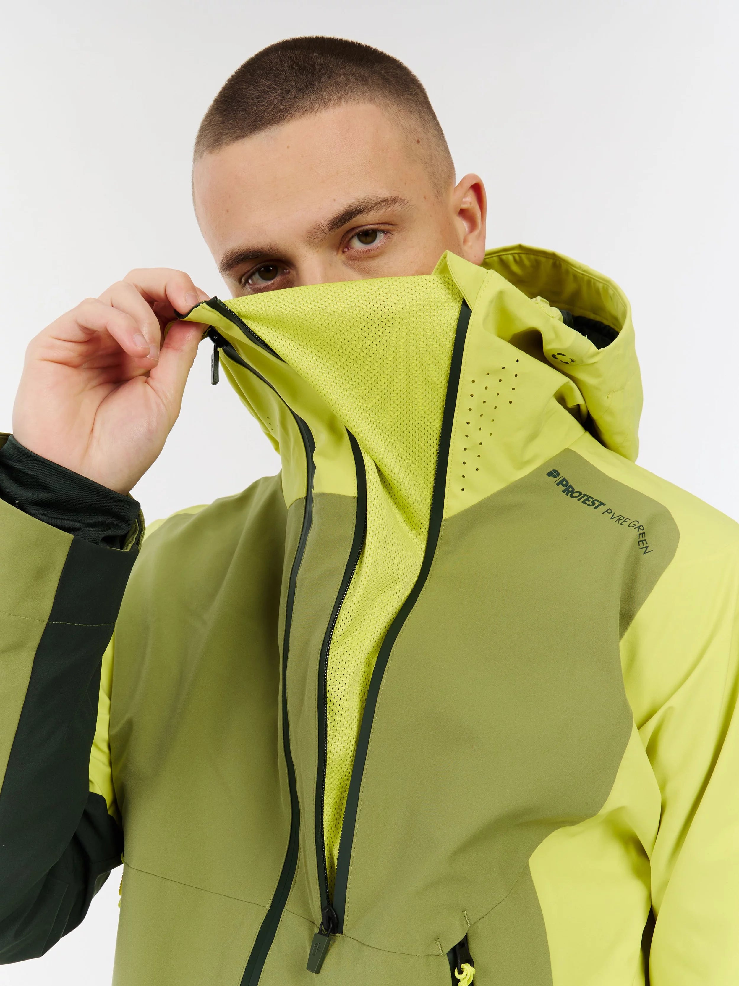 Men's Throw Jacket Herbal Green