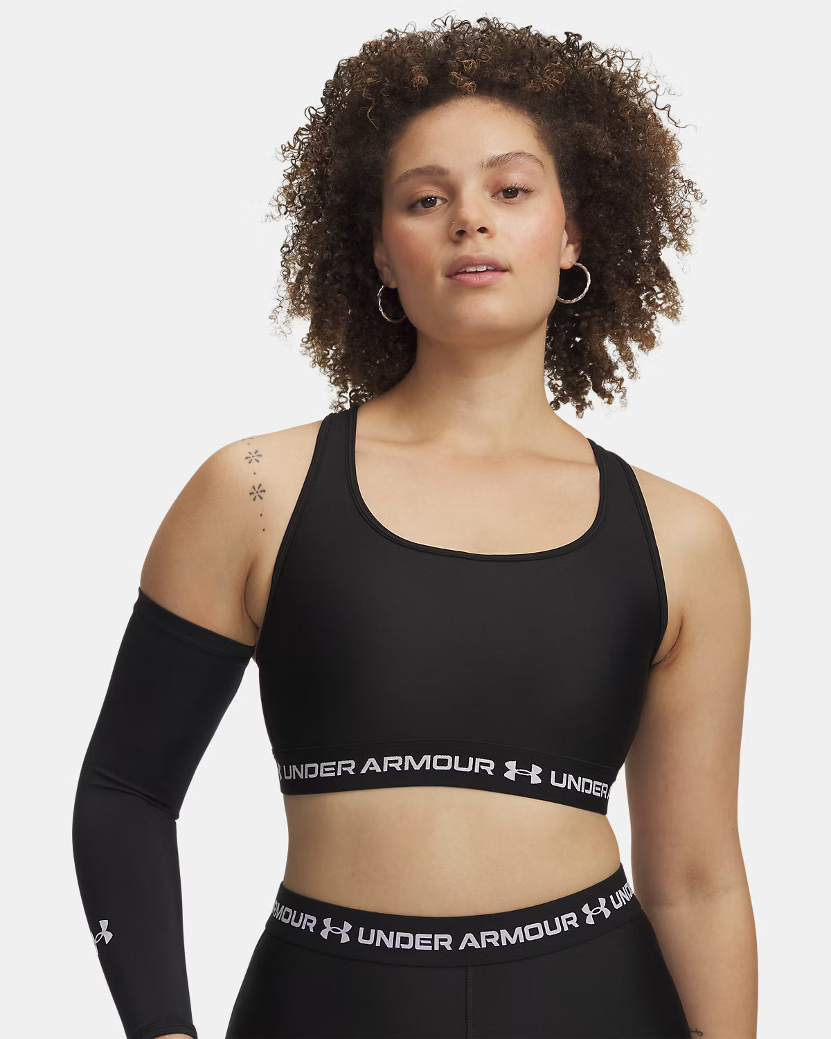 Frau Armour Mid Crossback Top Ultimate Black