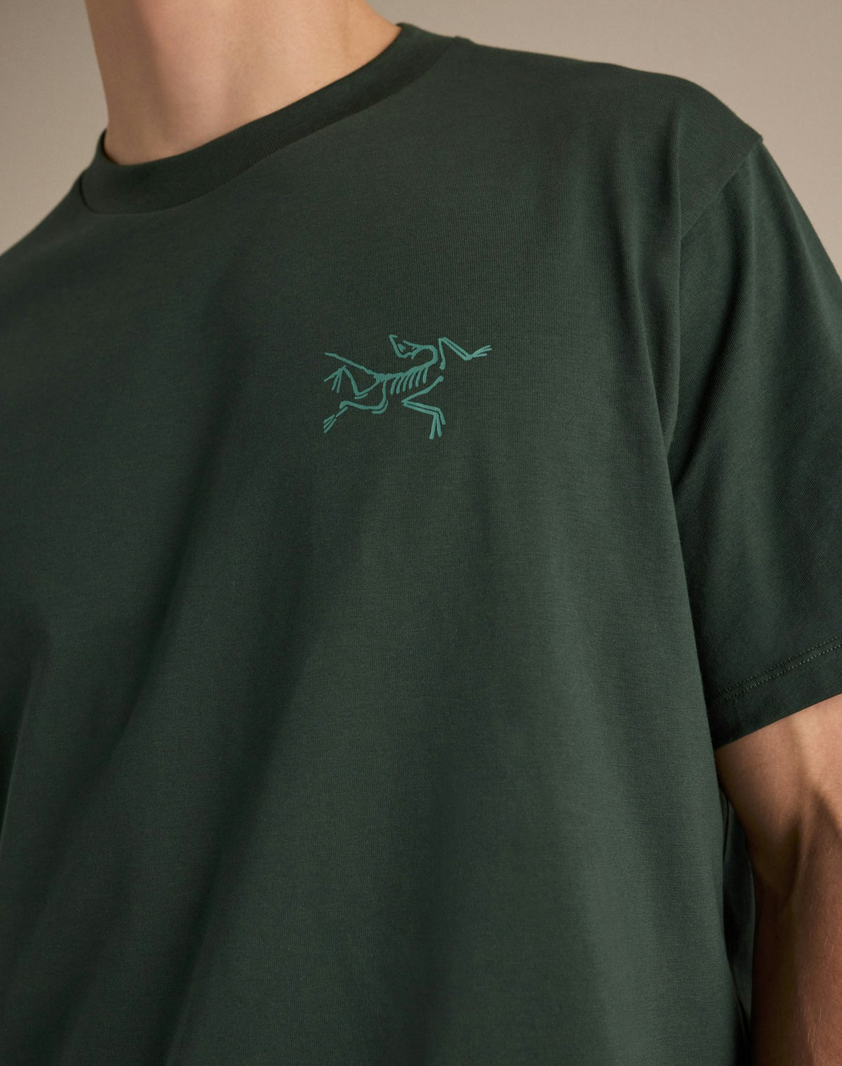 T-shirt Kragg SL Cotton Uomo Dark Jade