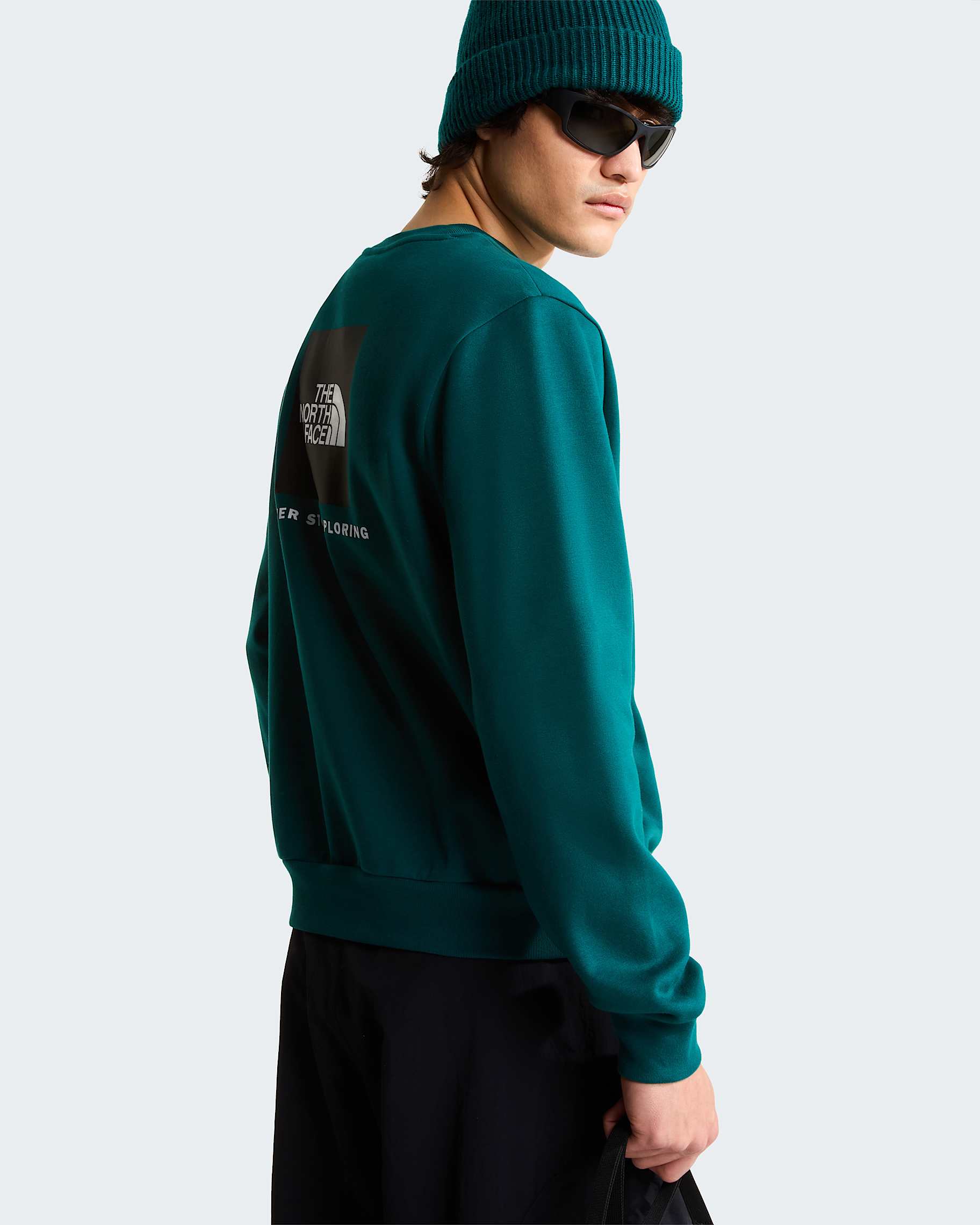 Mann Evolution Box Regular Sweatshirt Pacific Teal