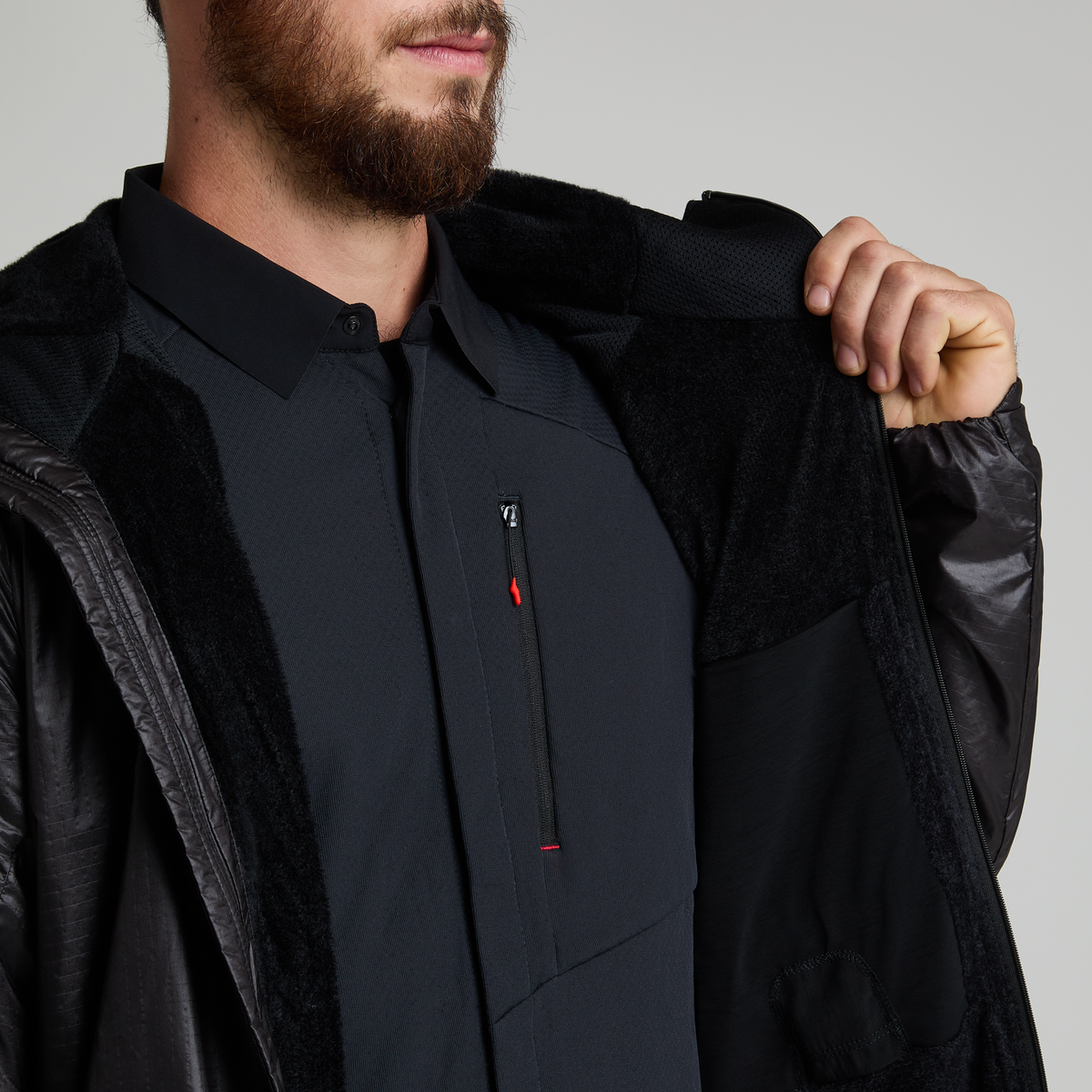 Chaqueta Versante Octa Hooded Hombre Sage Green