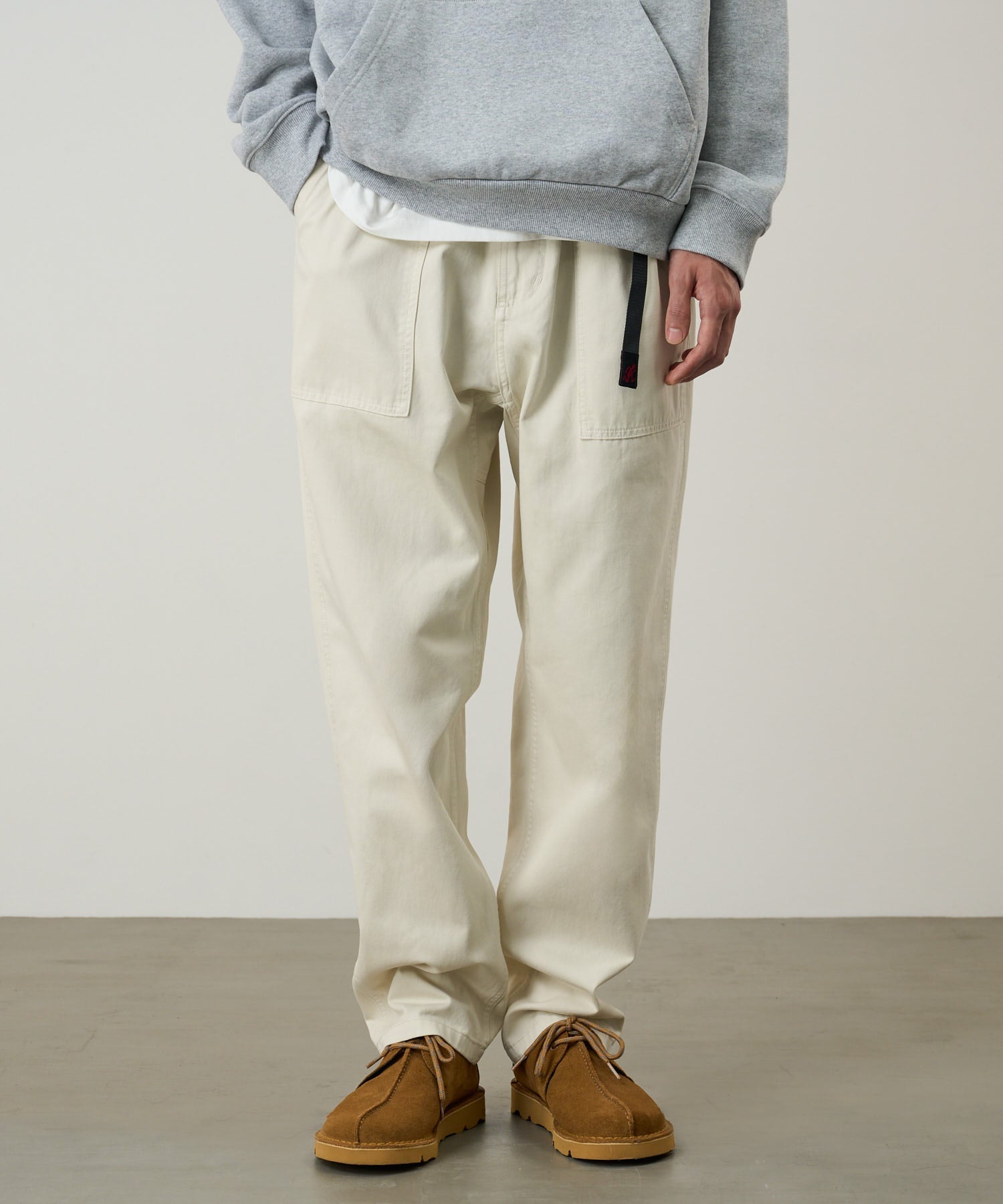 Pantalones Loose Tapered Ridge Greige