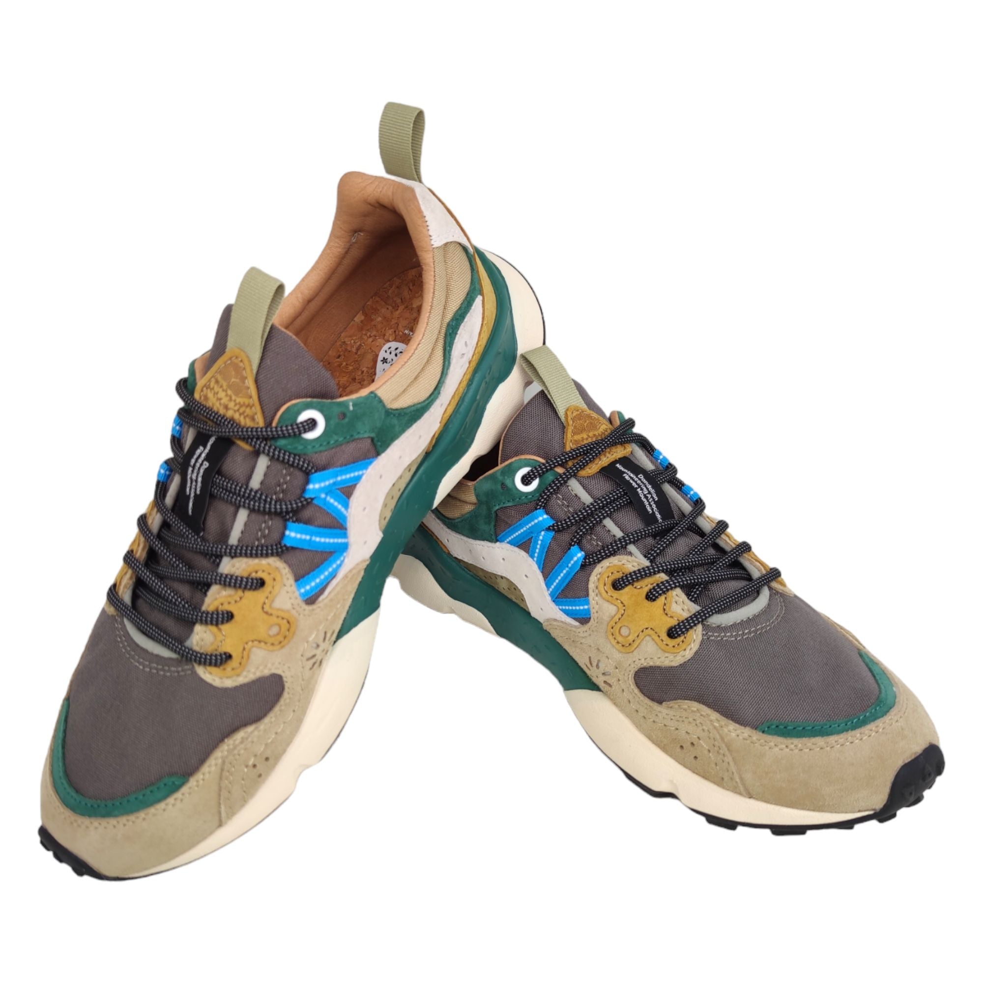 Scarpe Yamano 3 Cordury Toupe/White/Green