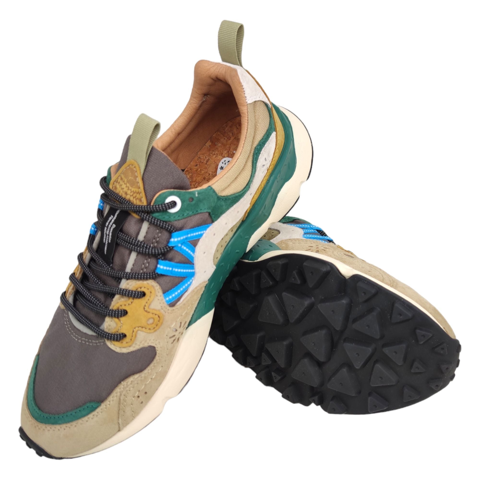 Scarpe Yamano 3 Cordury Toupe/White/Green