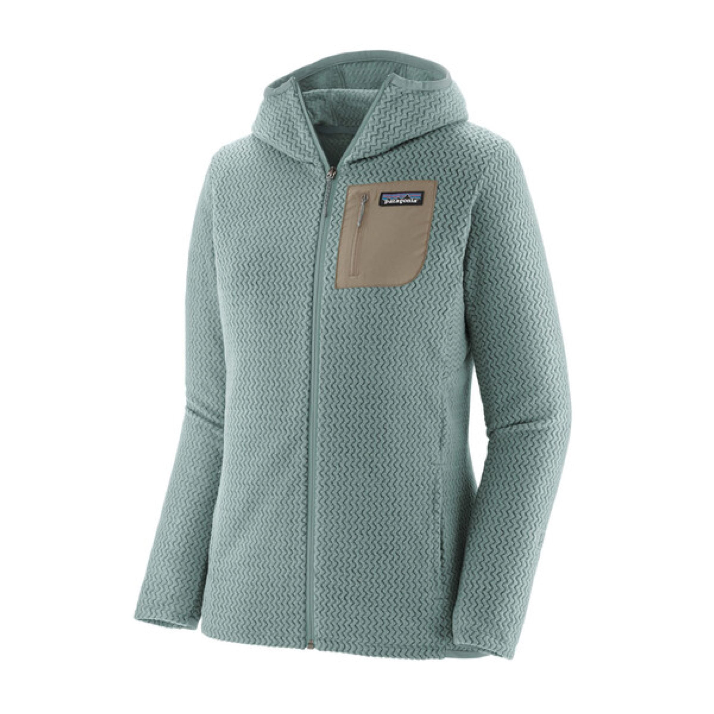 Patagonia | Maglia R1 Air Full-Zip Hoody Donna Thermal Blue - Fabbrica Ski Sises