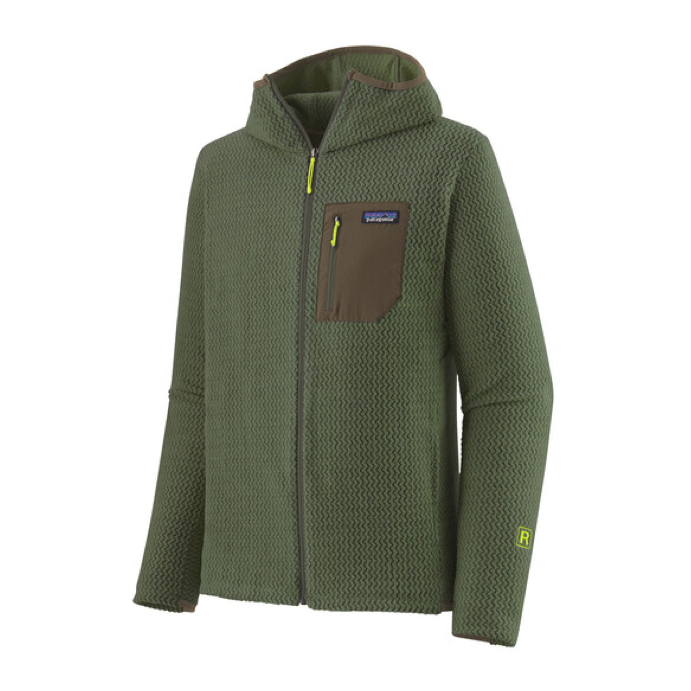 Maglia R1 Air Full-Zip Hoody Uomo Torrey Pine Green