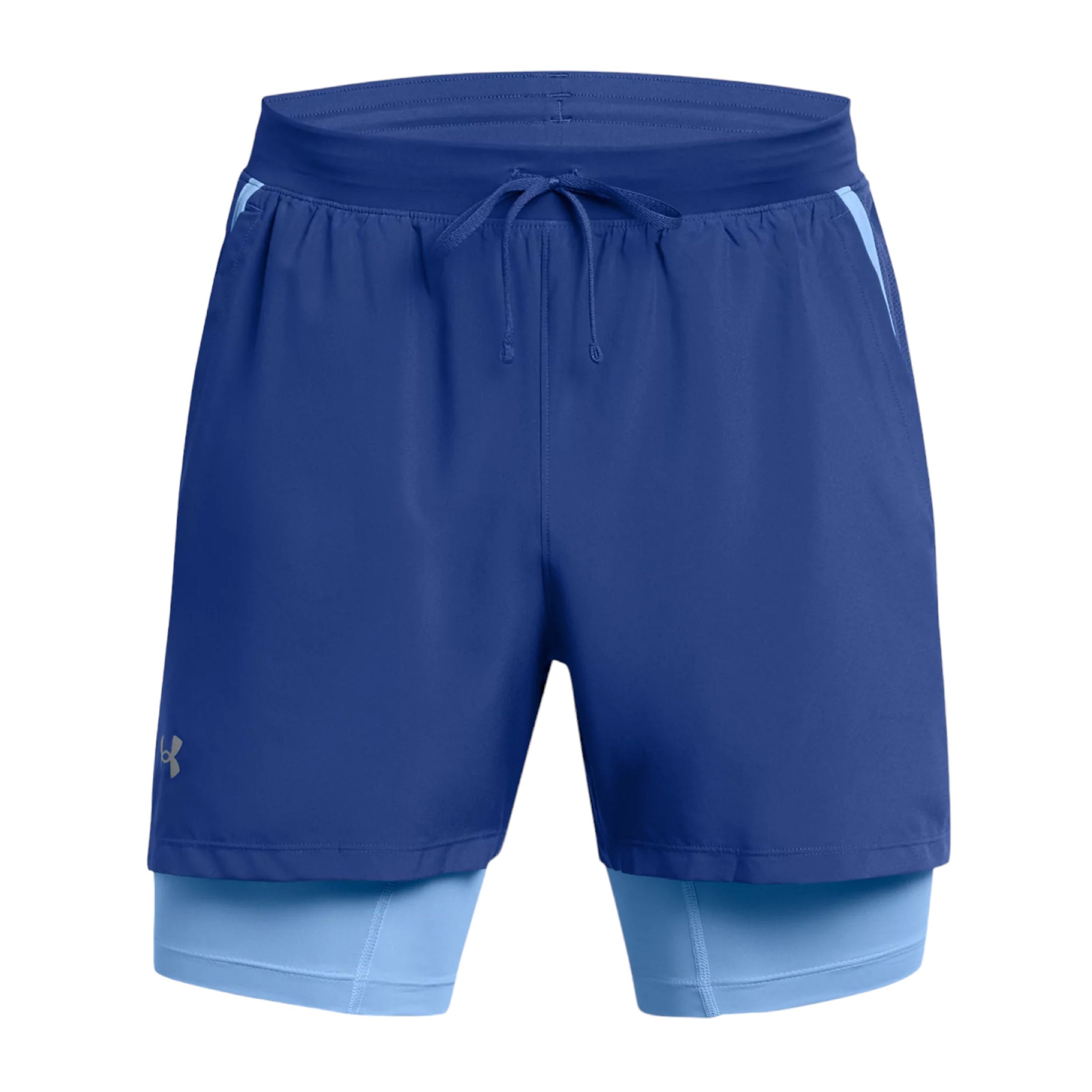 Pantaloncini Launch 2-in-1 13Cm Uomo Tech Blue/Horizon Blue