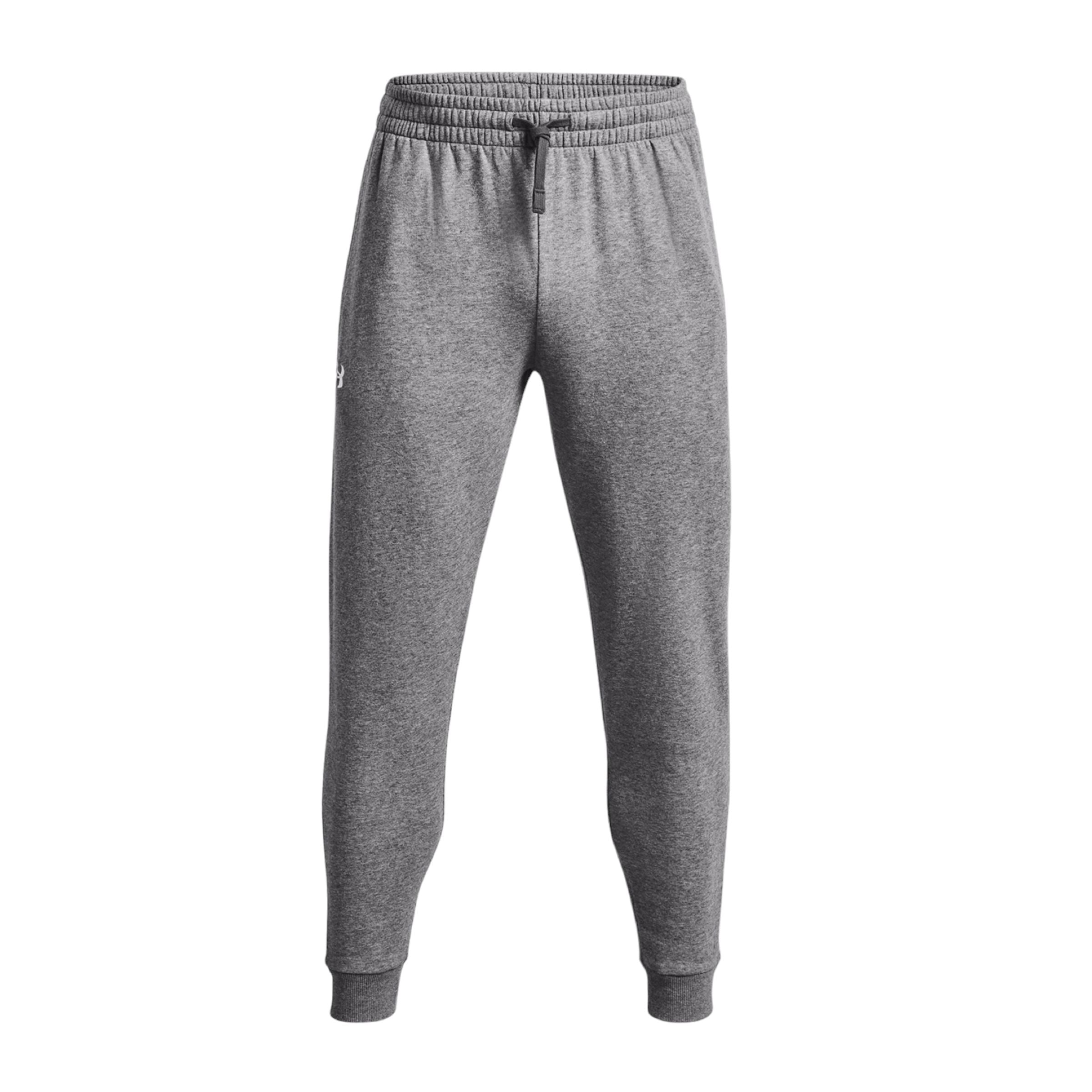 Men's Jogger Rival Fleece Trousers Castlerock Light Heather/White 