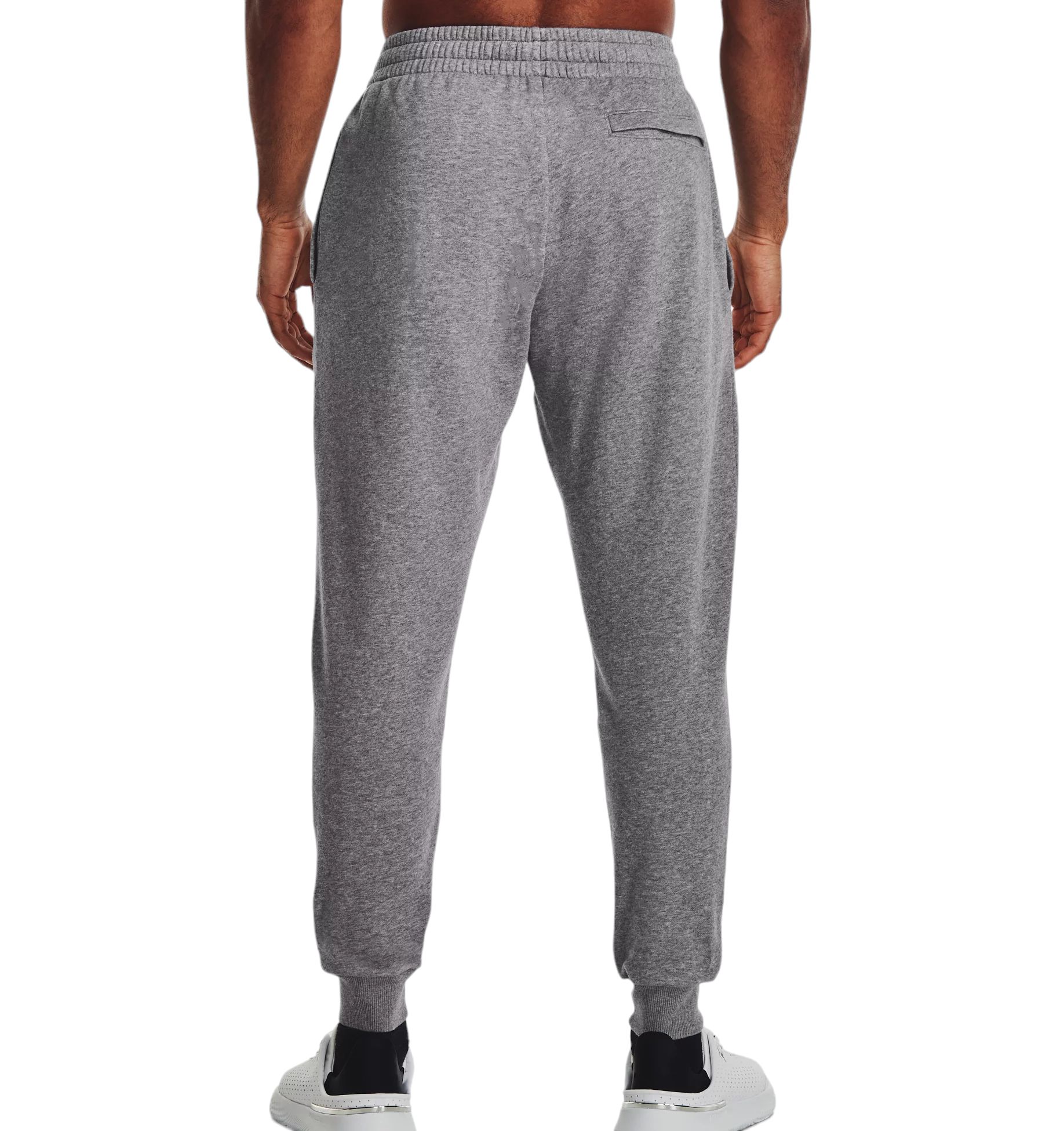 Men's Jogger Rival Fleece Trousers Castlerock Light Heather/White 