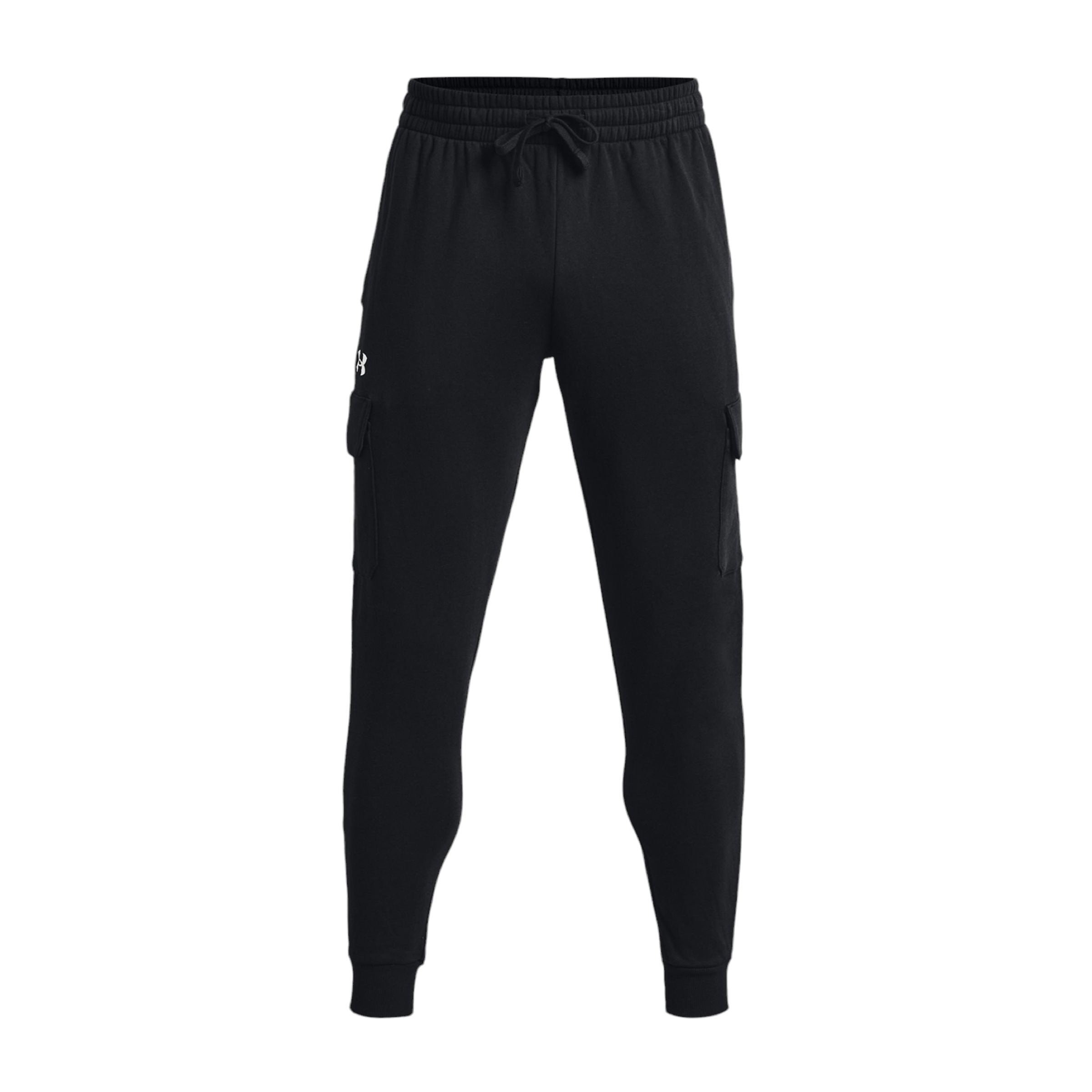 Men's Jogger Rival Fleece Cargo Trousers Black/White 