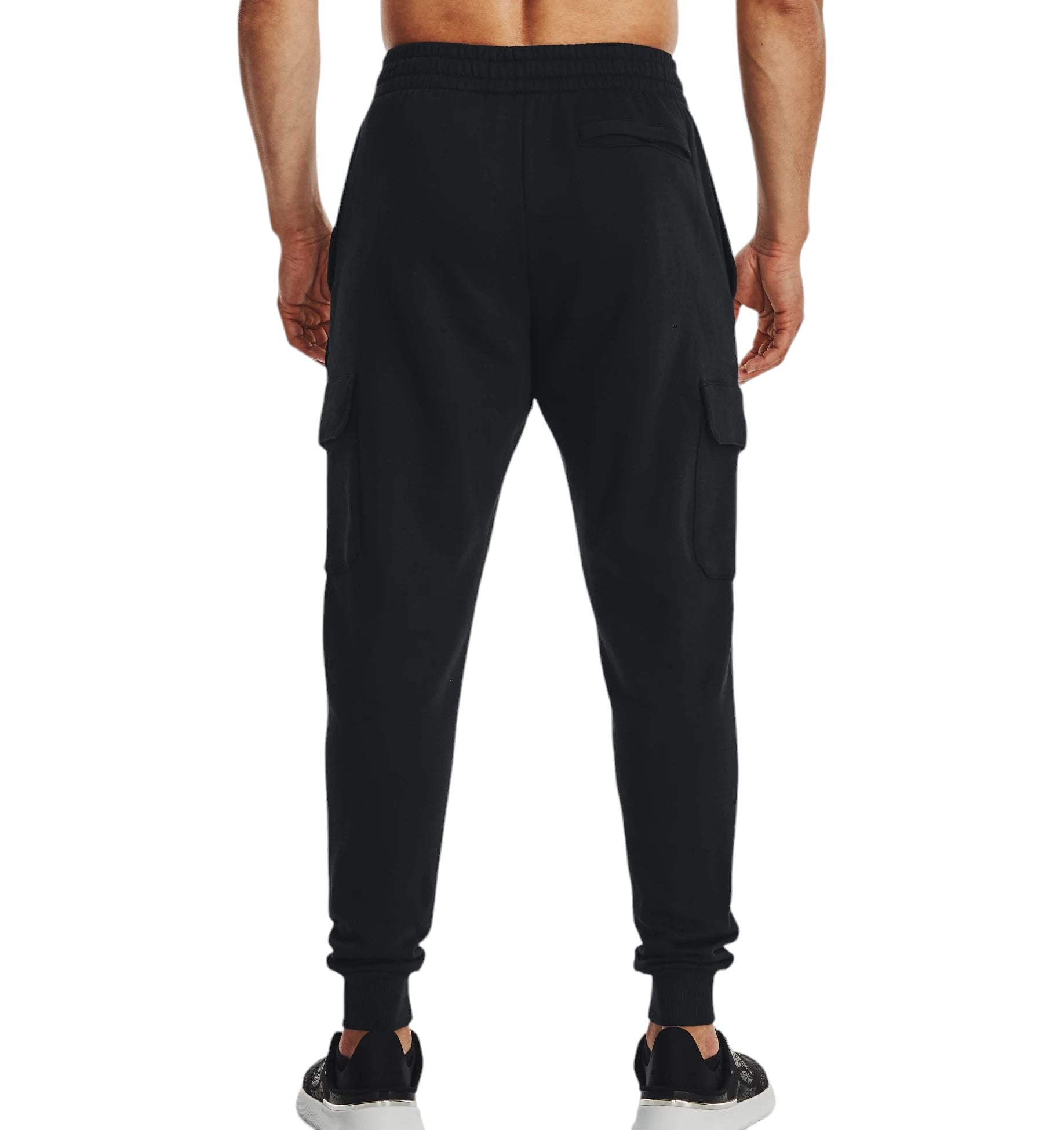 Pantaloni Jogger Rival Fleece Cargo Uomo Black/White