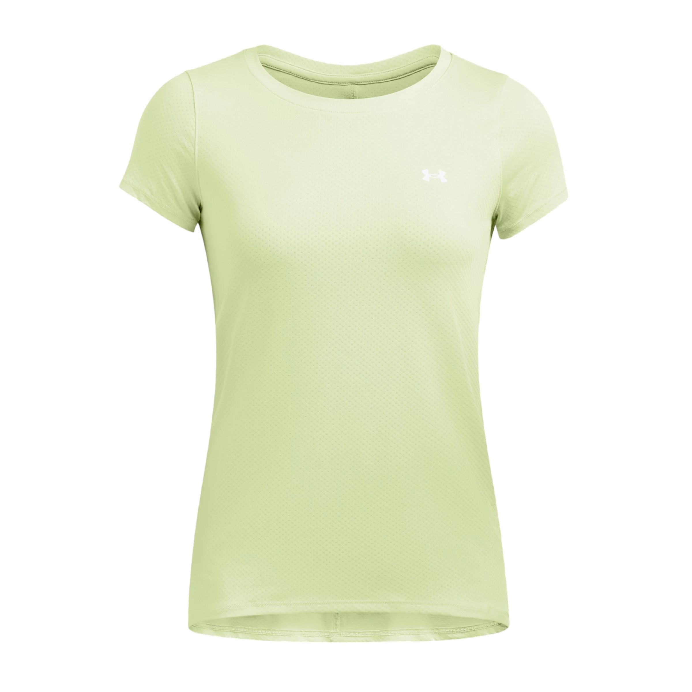 T-shirt HeatGear Armour Donna Retro Green/White