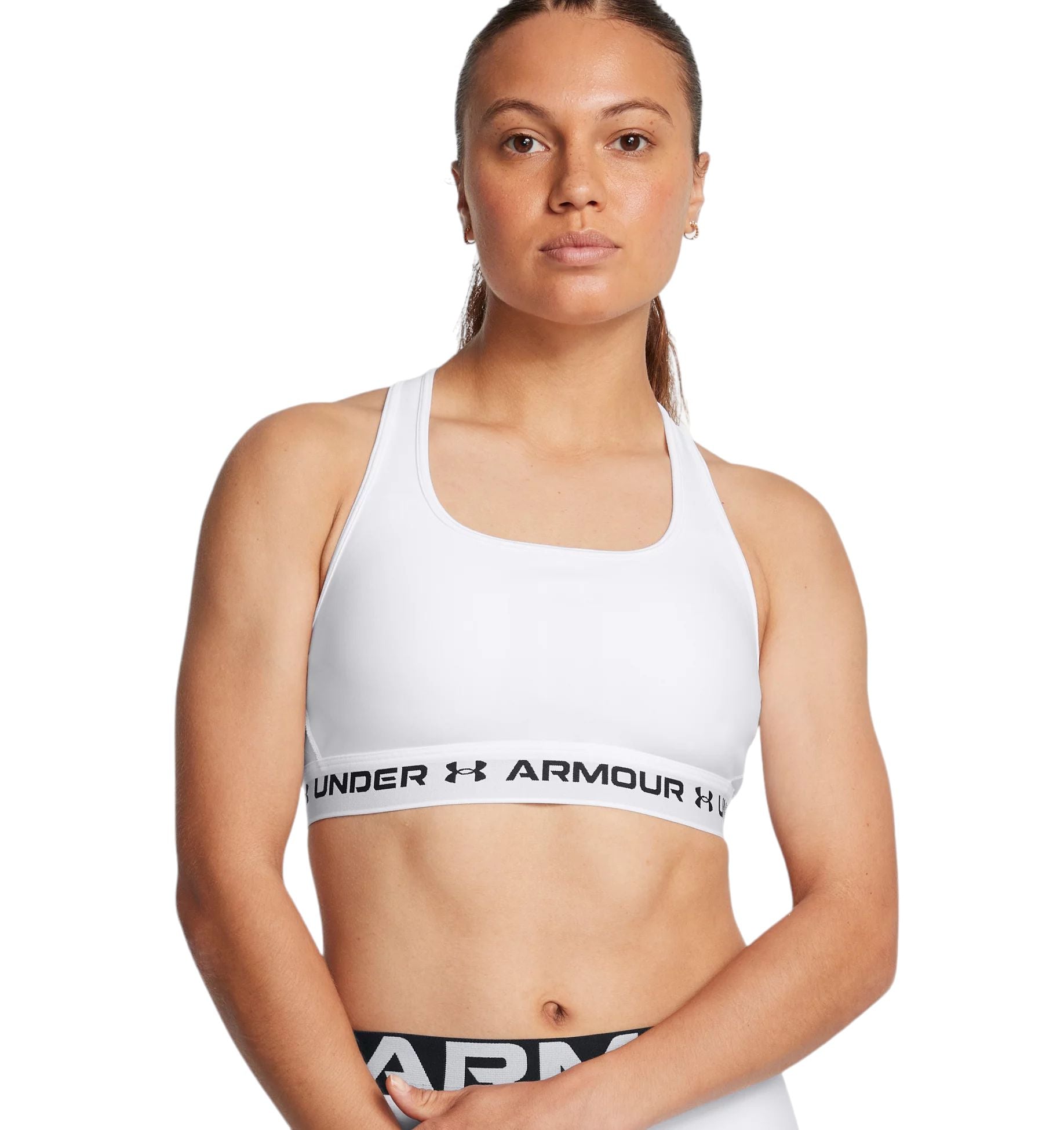 Top Armour Mid Crossback Donna White/Black