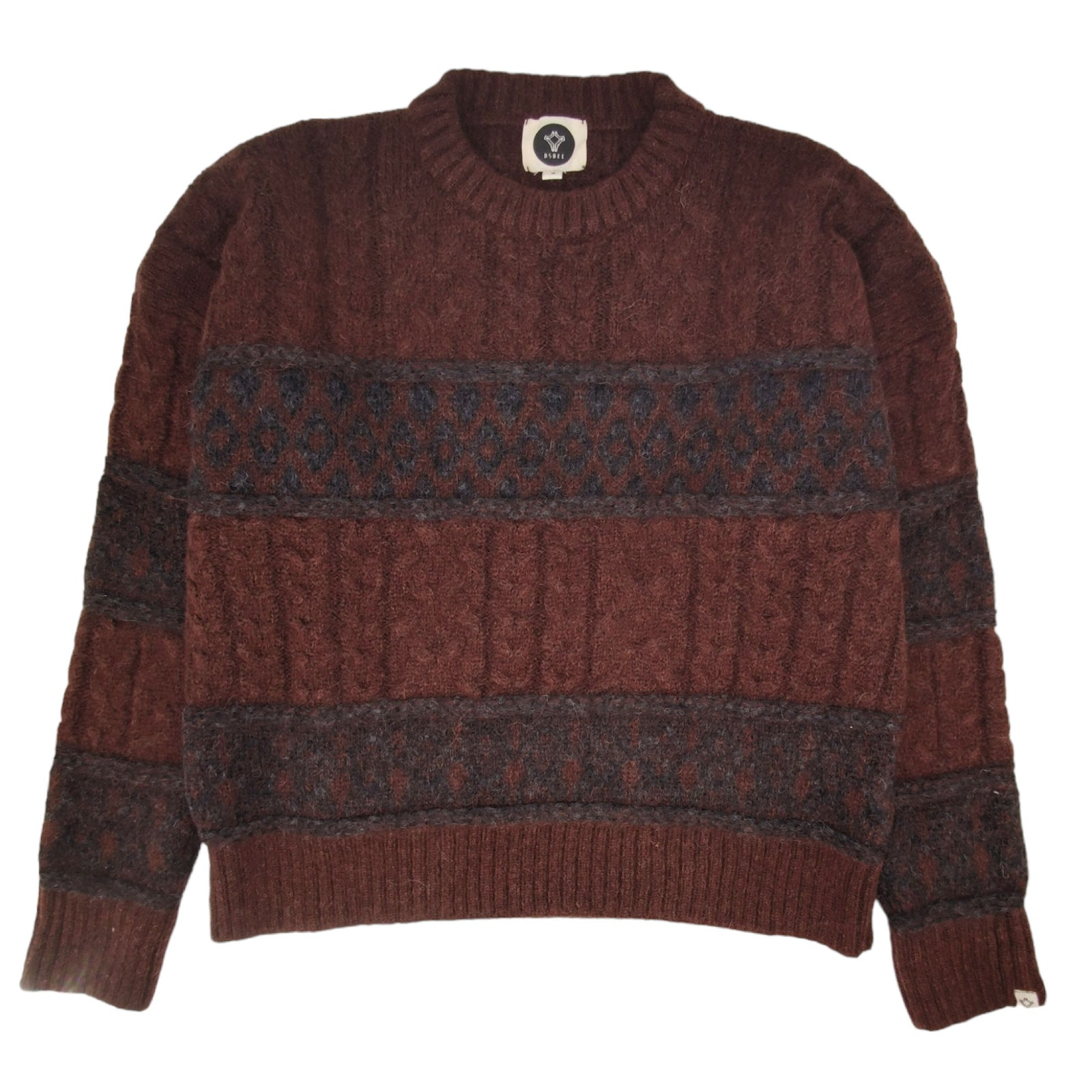Bsbee | Maglia Norway Donna Pruned/Dark Grey - Fabbrica Ski Sises