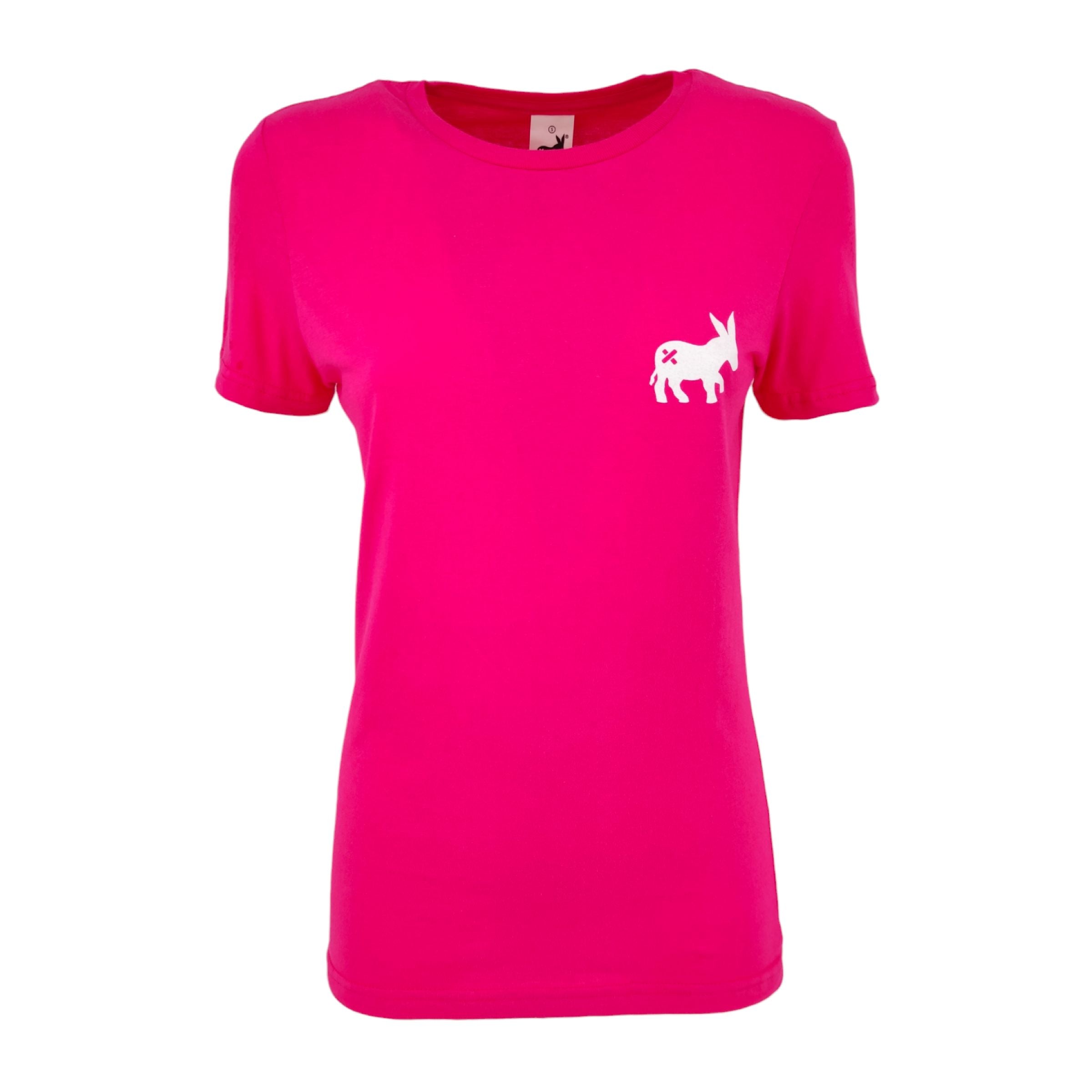 T-shirt Classic Logo Donna Electric Magenta