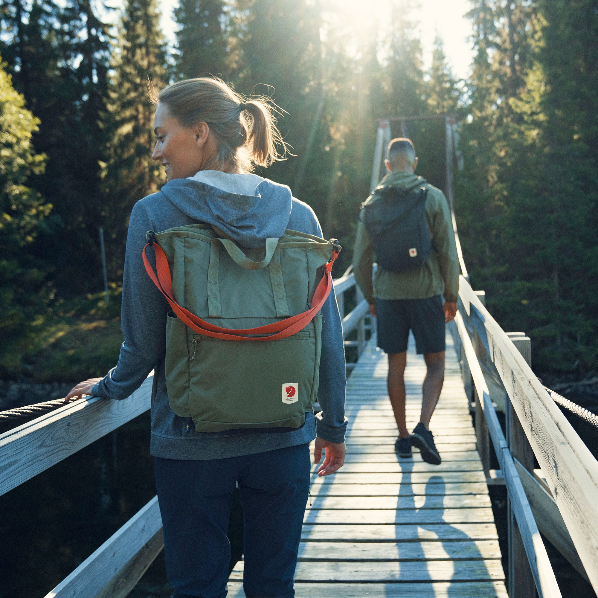 Fjallraven | Zaino High Coast Totepack Sunset Orange - Fabbrica Ski Sises