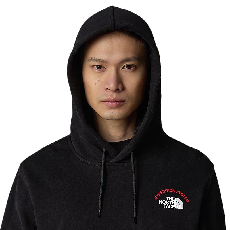 Men's Hoodie Expedition System Graphic Sweater Black 