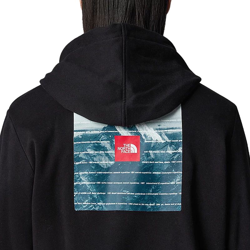 Men's Hoodie Expedition System Graphic Sweater Black 