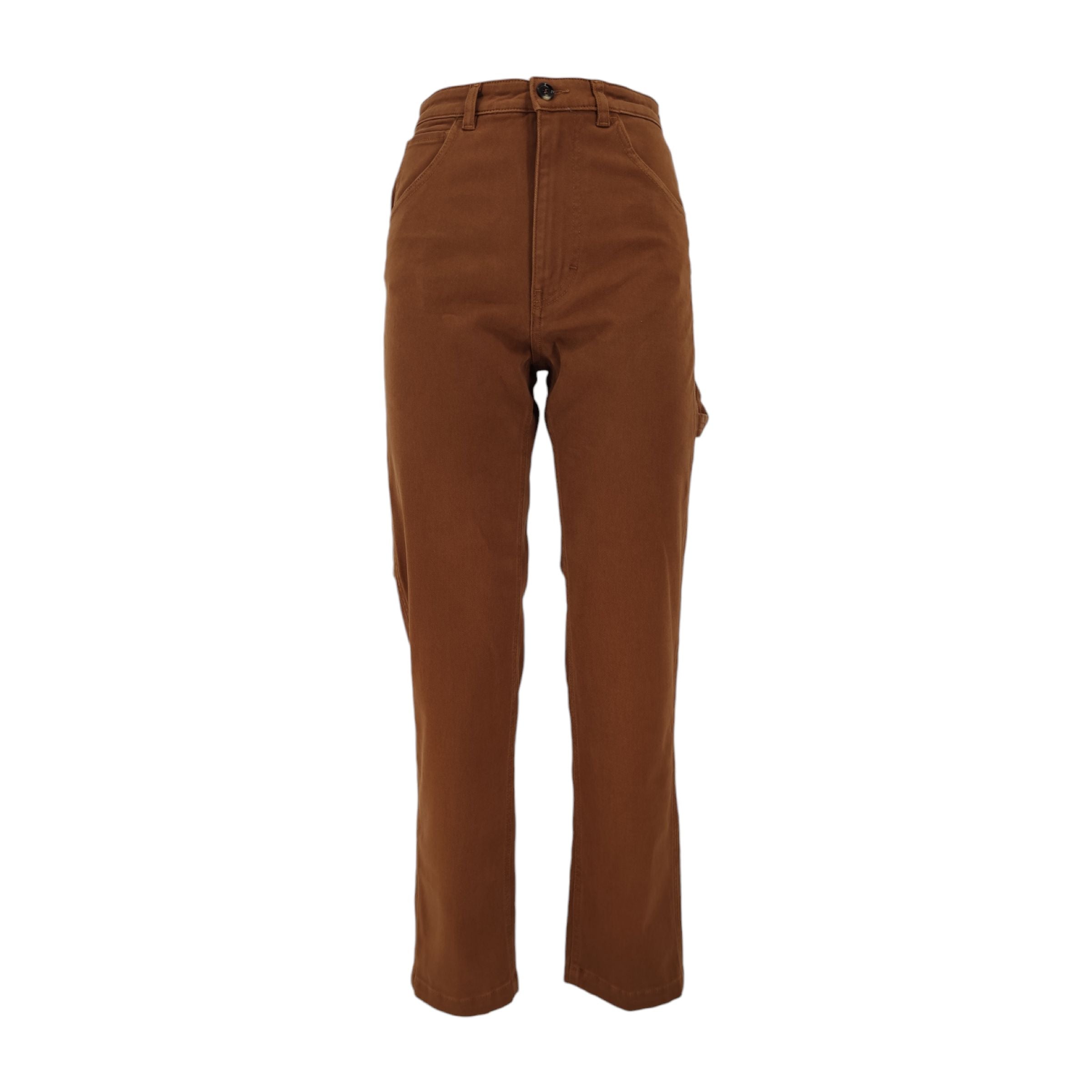 Women's Carpenter Drill Trousers Brown 