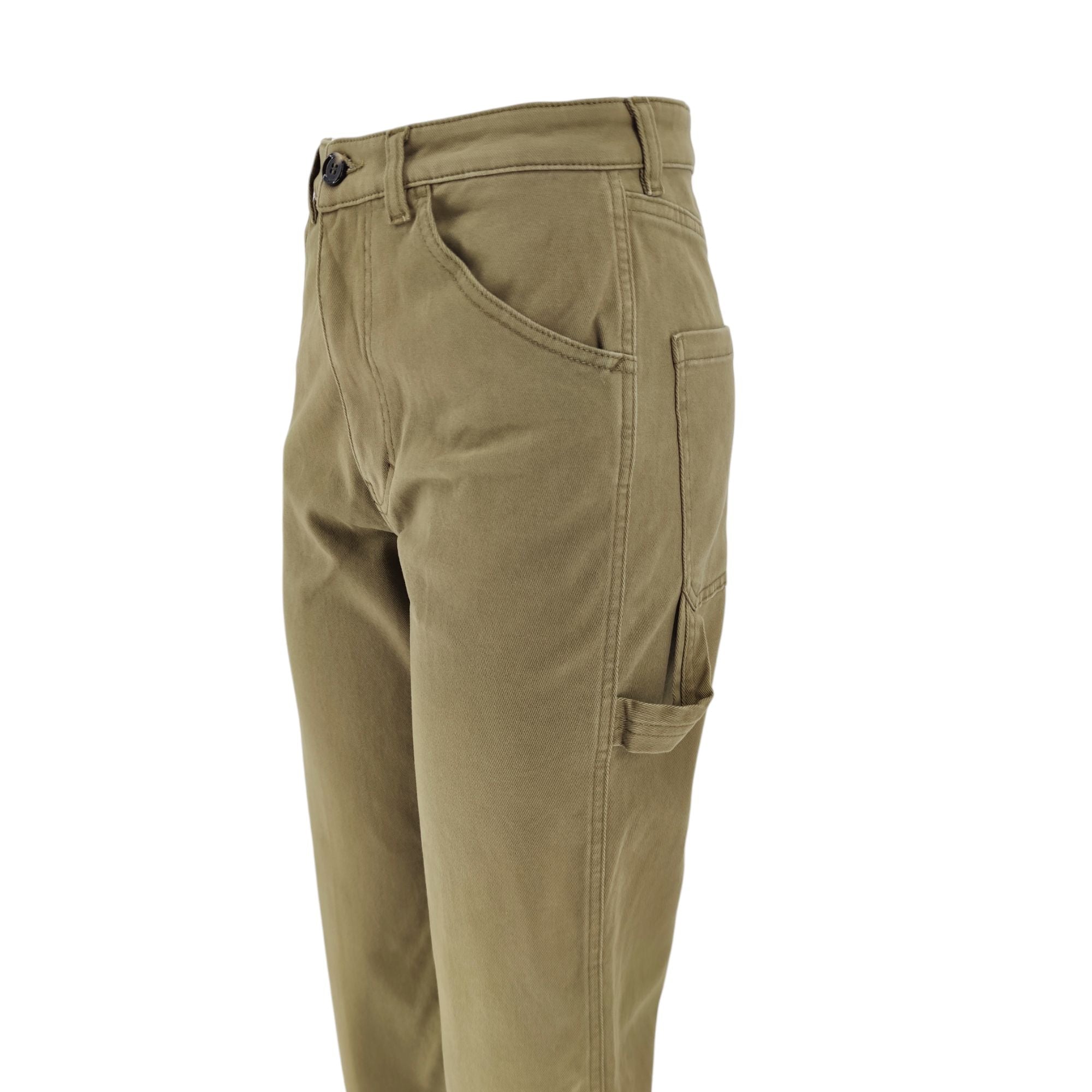 Women's Carpenter Drill Trousers Olive 