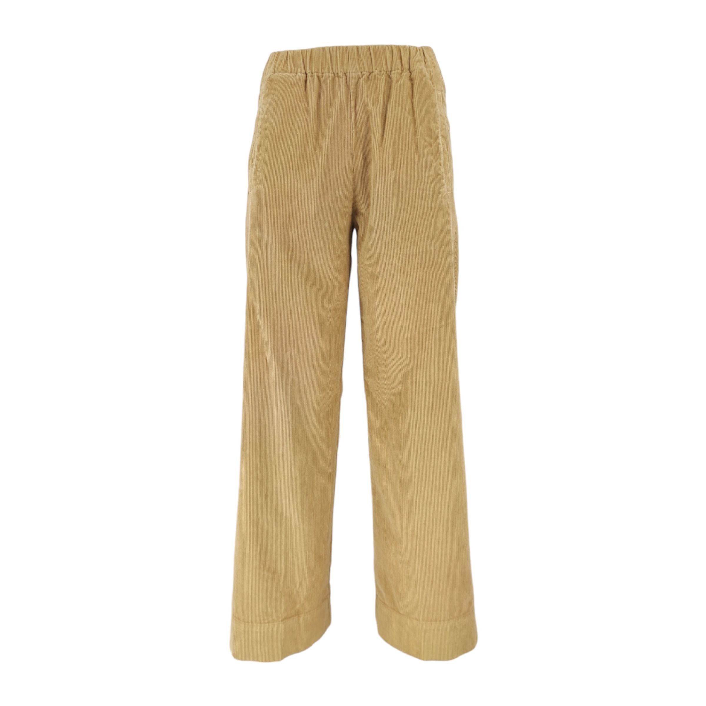 Women's Pensil Heavy Trousers Camel 