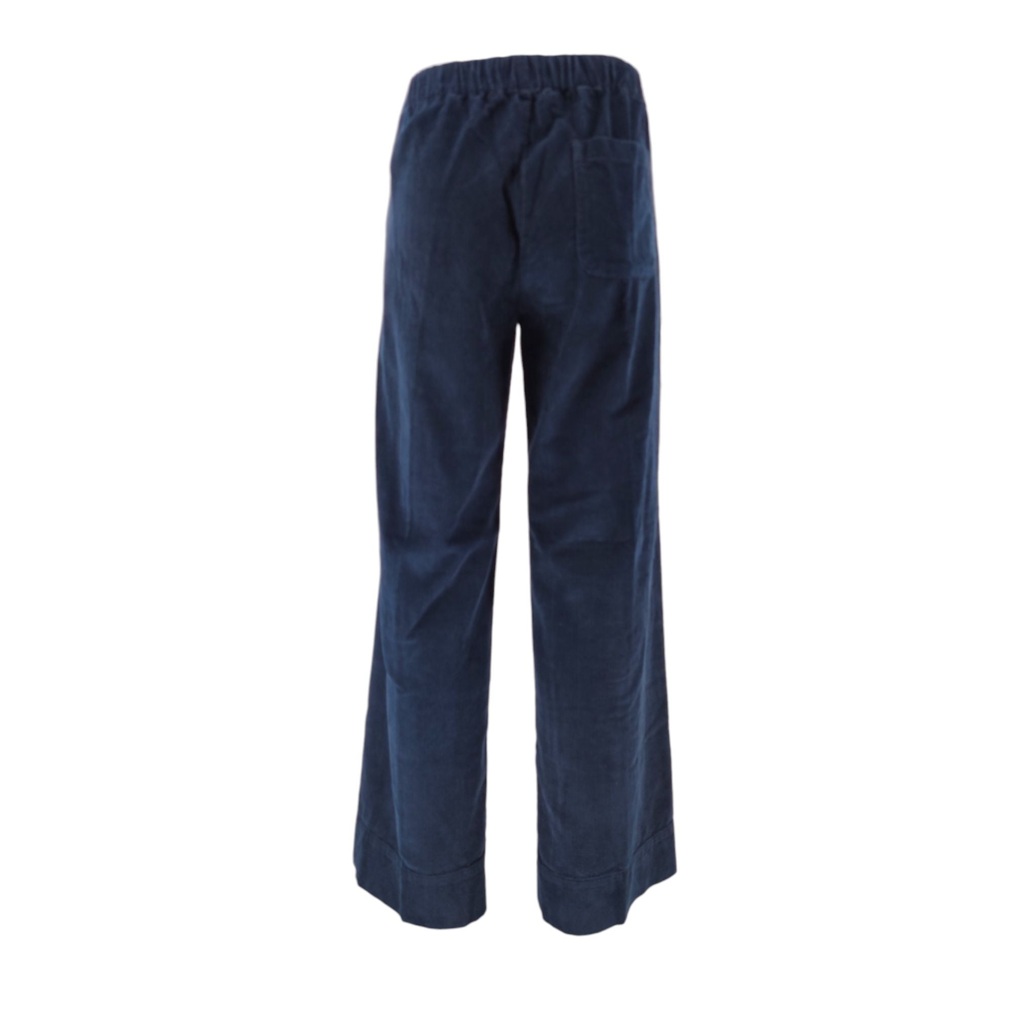 Women's Pensil Heavy Trousers Navy Blue 