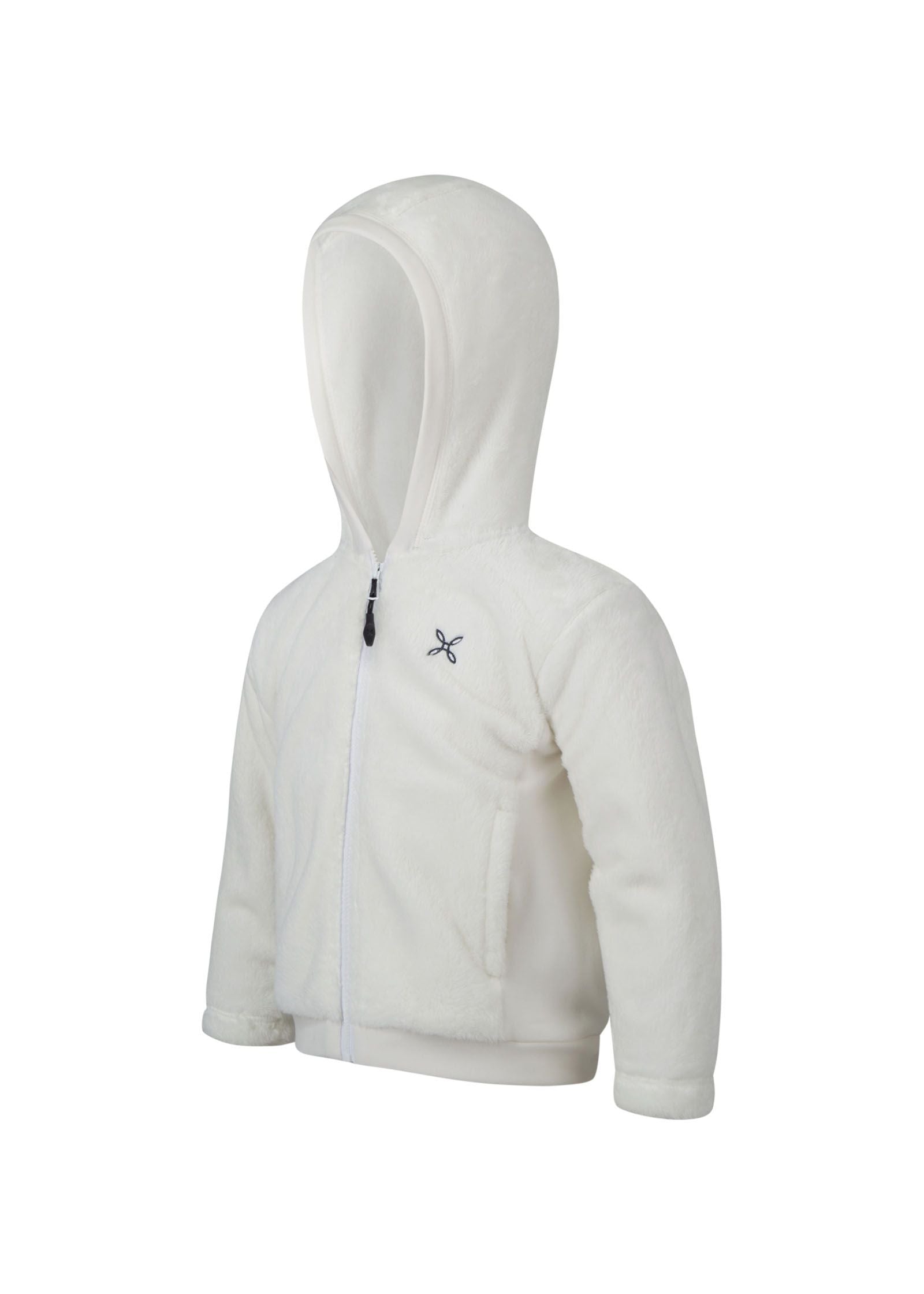 Maglia Polar Stretch Hoody Junior White