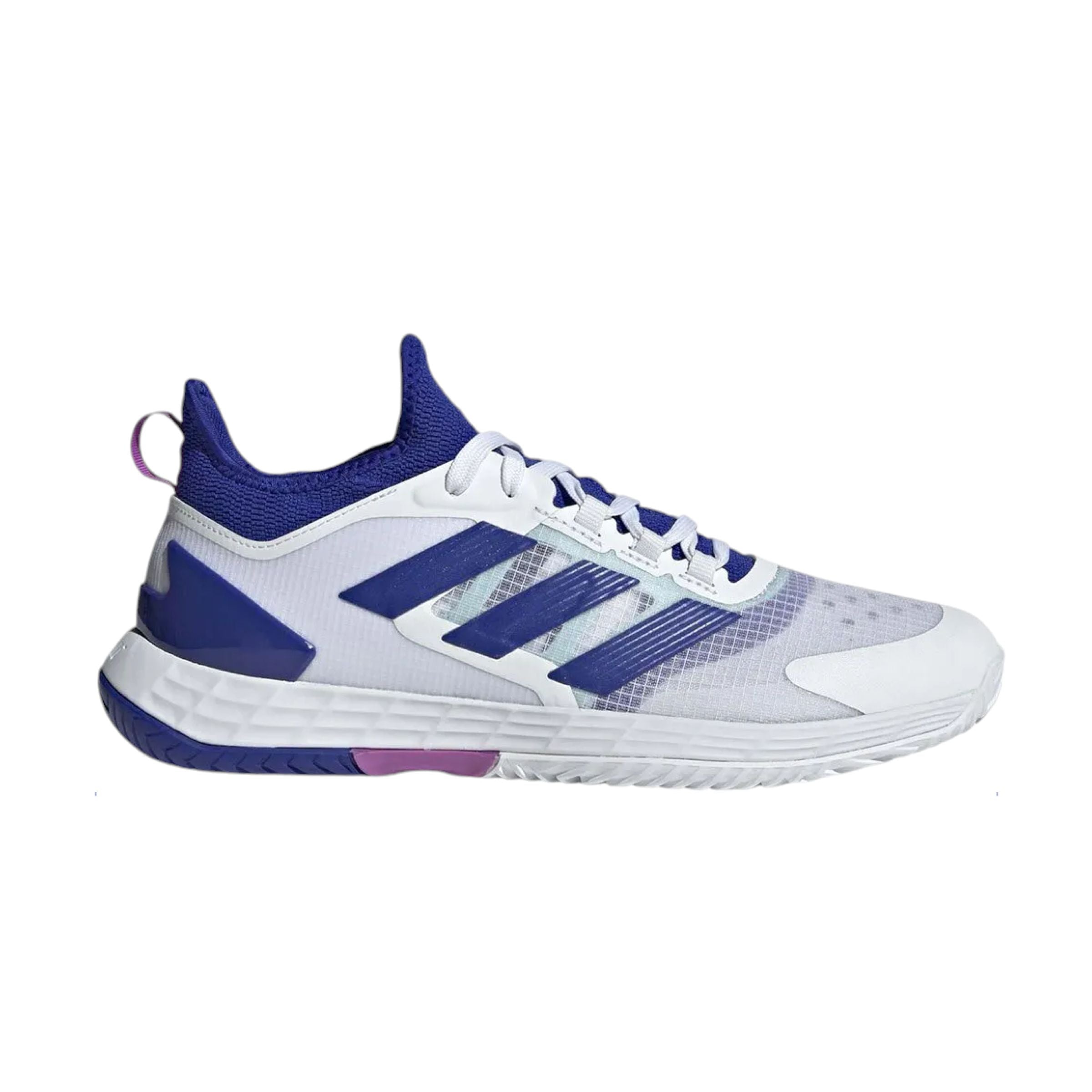 Scarpe da Tennis Adizero Ubersonic 4.1 Uomo White/Lucid Blue/Purple Burst