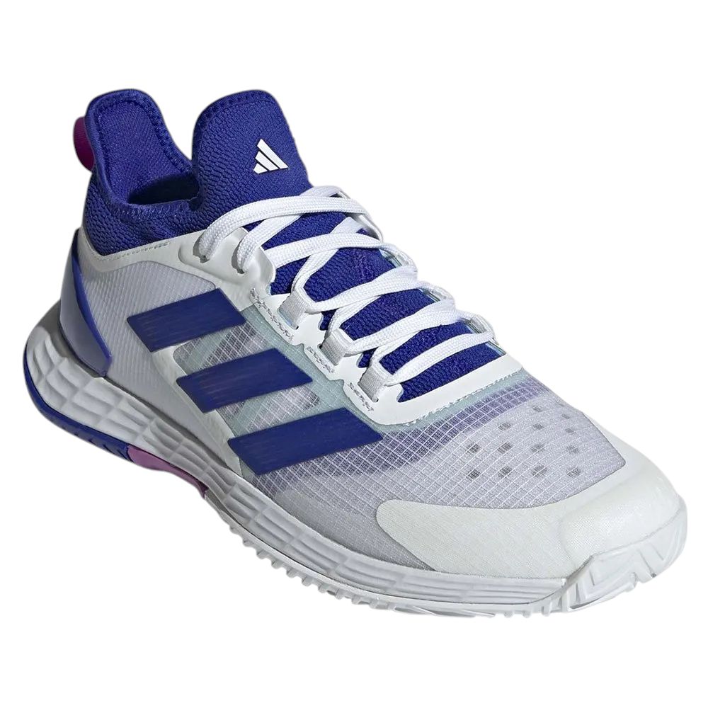 Scarpe da Tennis Adizero Ubersonic 4.1 Uomo White/Lucid Blue/Purple Burst