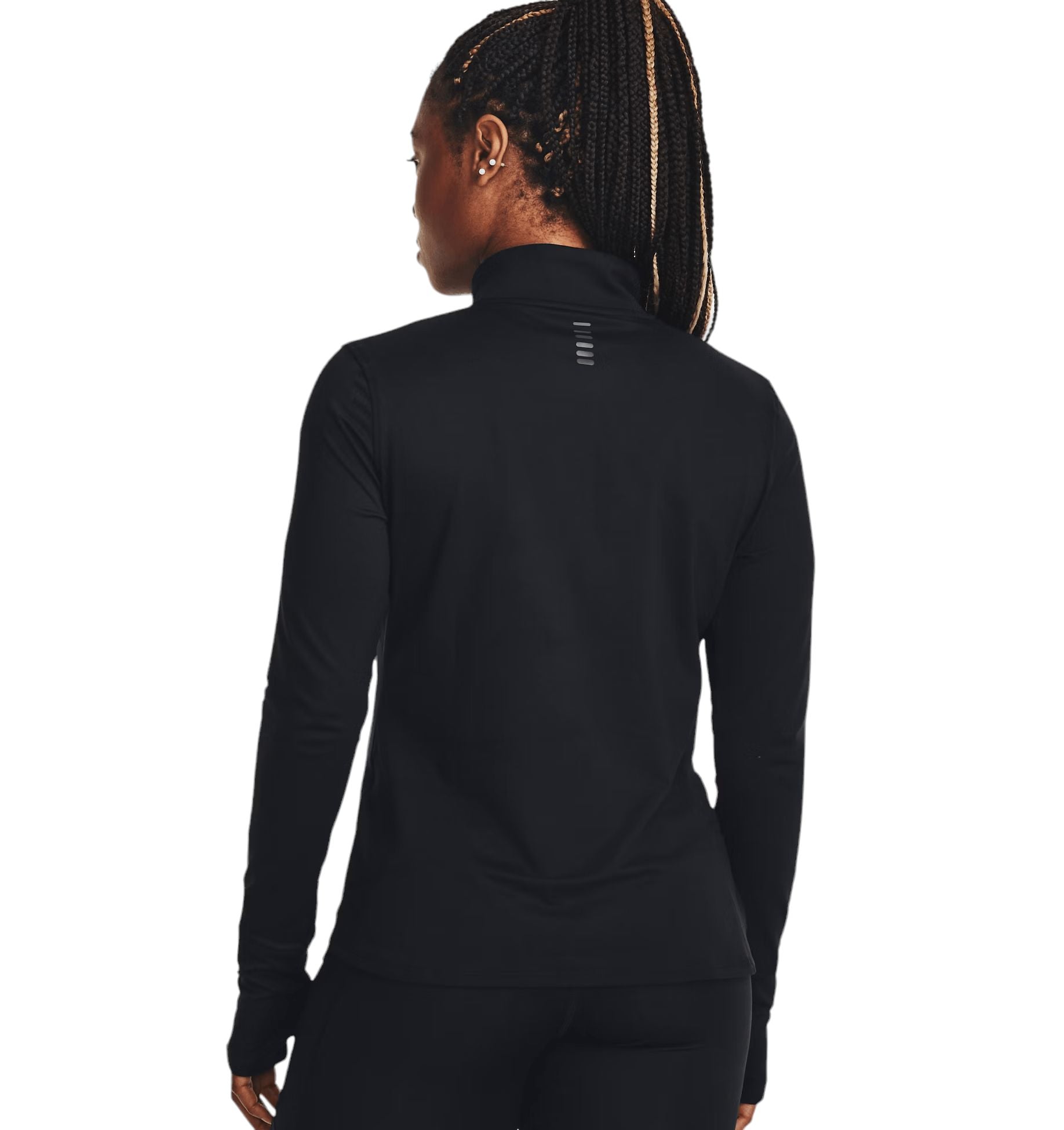 Maglia Qualifier Run 1/2 Zip Donna Black/Reflective