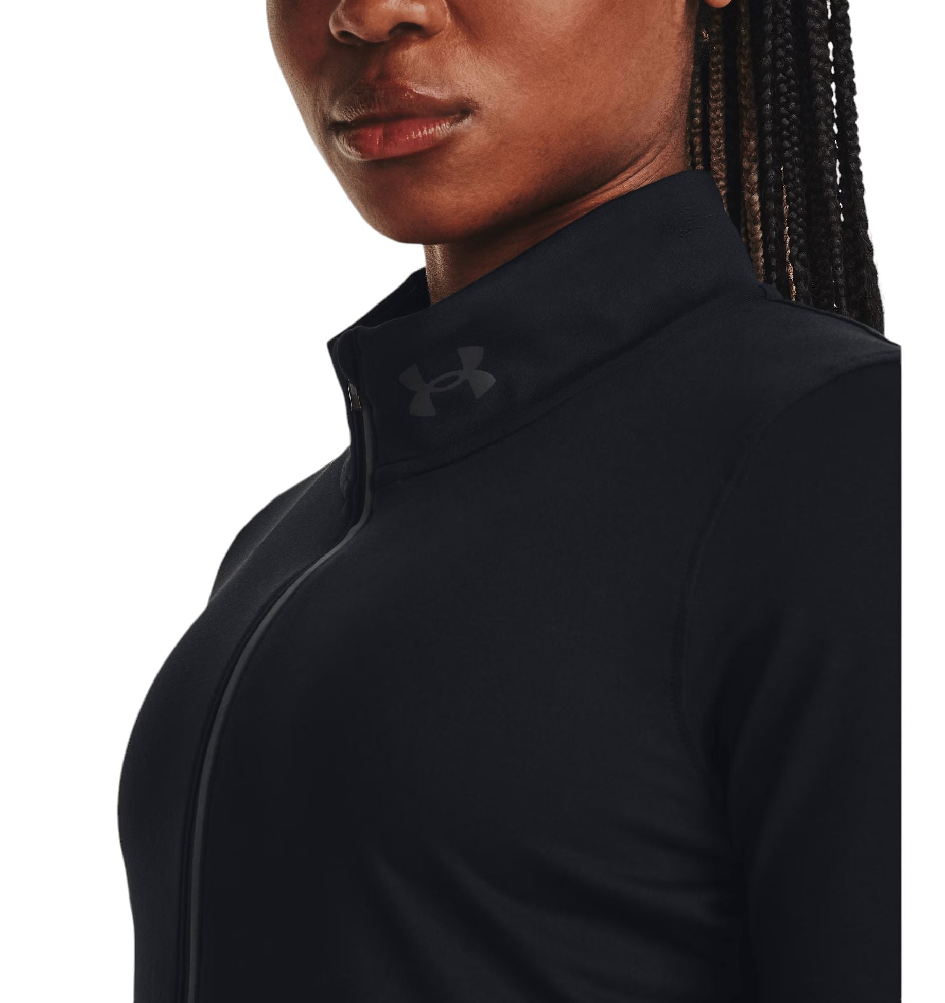 Maglia Qualifier Run 1/2 Zip Donna Black/Reflective