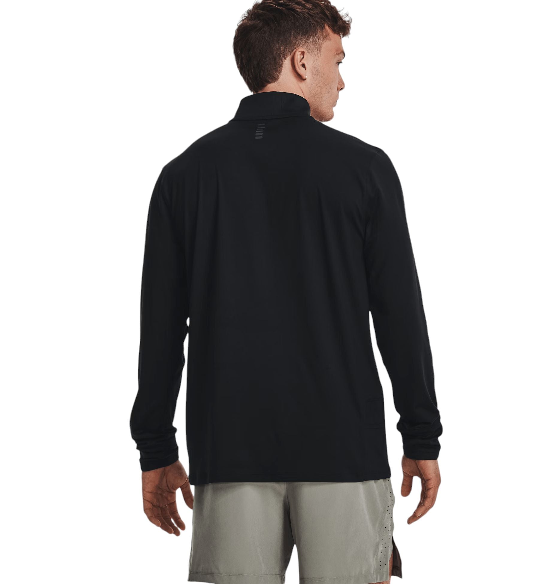 Maglia Qualifier Run 1/2 Zip Uomo Black/Reflective