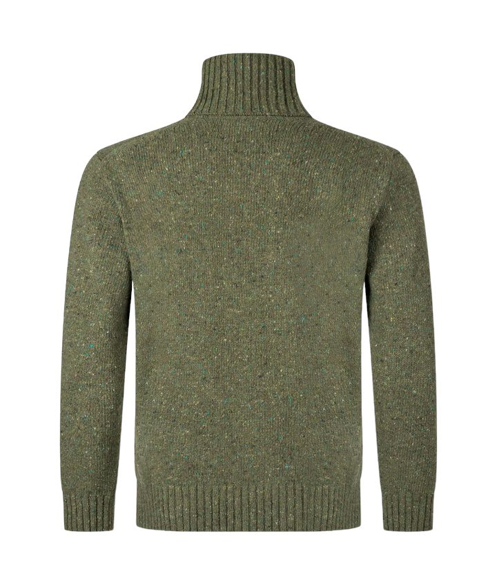 Maglia Tweed Knit Uomo Green