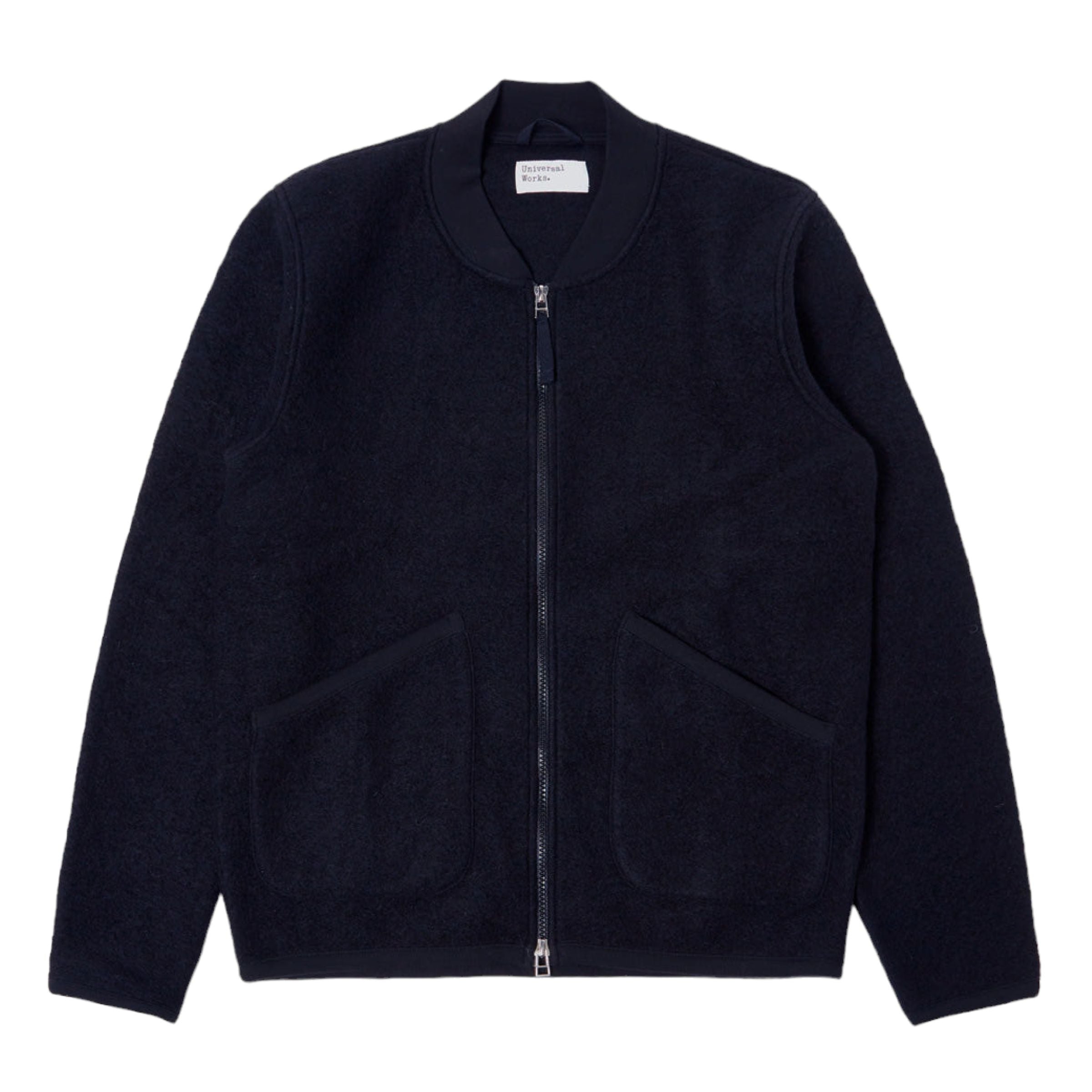 Giacca Zip Bomber Uomo Navy