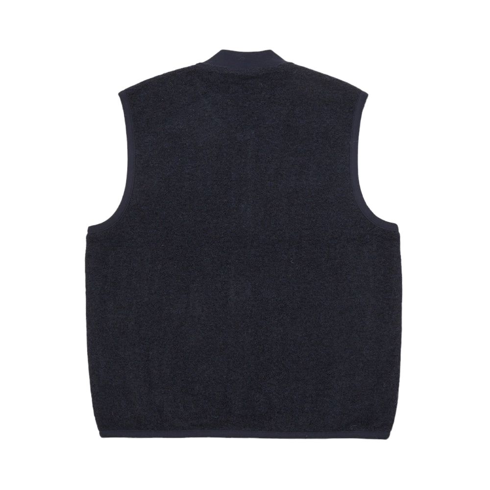 Gilet Zip Waistcoat Uomo Navy