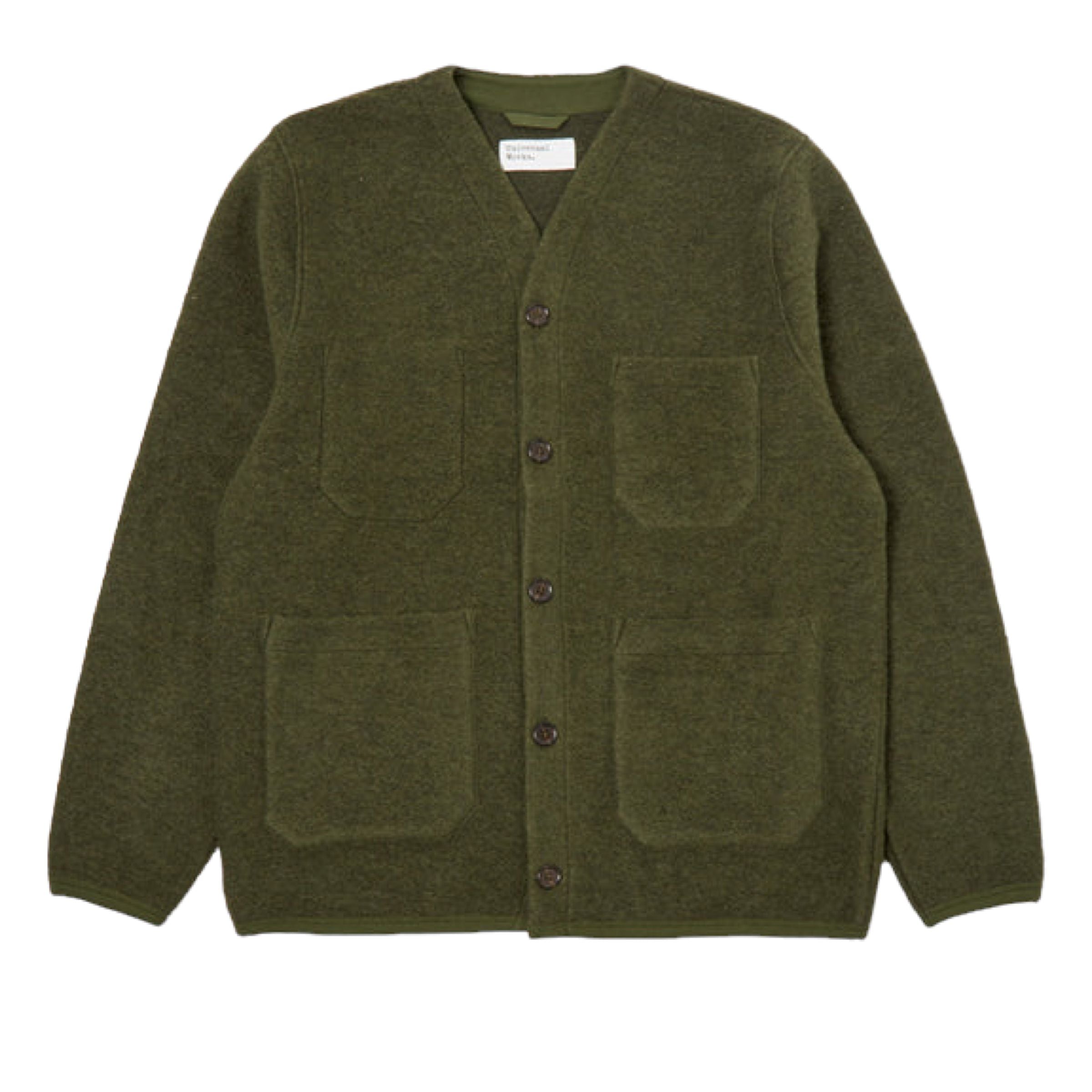 Maglia Wool Cardigan Uomo Olive