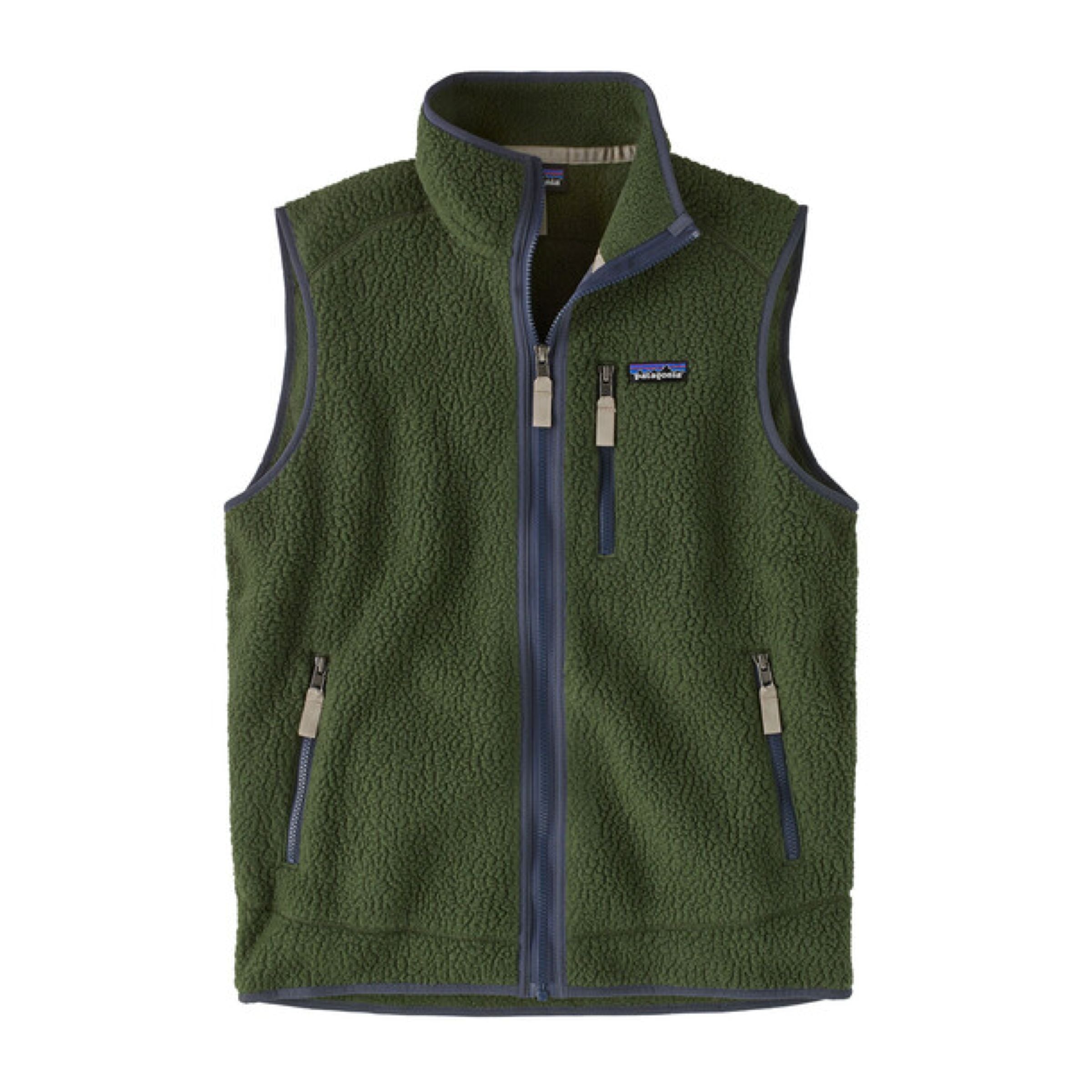 Gilet Retro Pile Fleece Uomo Torrey Pine Green