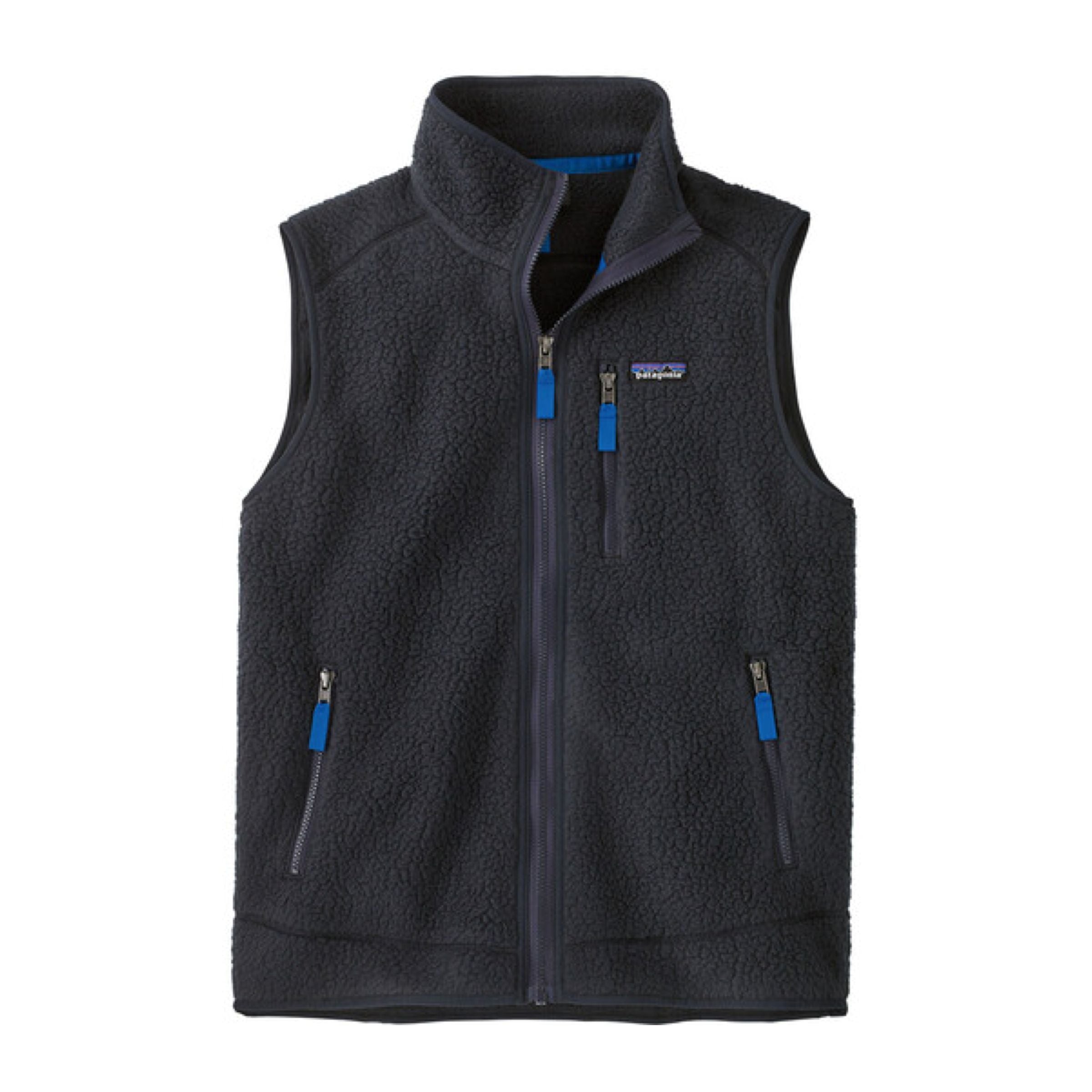 Gilet Retro Pile Fleece Uomo Pitch Blue/Endless Blue