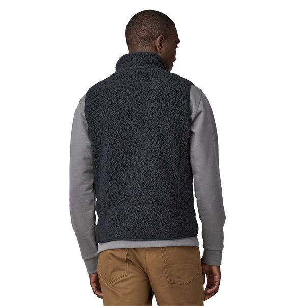 Gilet Retro Pile Fleece Uomo Pitch Blue/Endless Blue